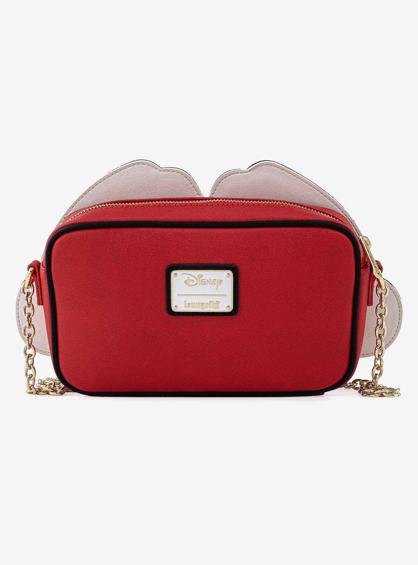 Loungefly Disney Mickey Mouse & Minnie Mouse Heart Hands Crossbody Bag, , alternate - view 2