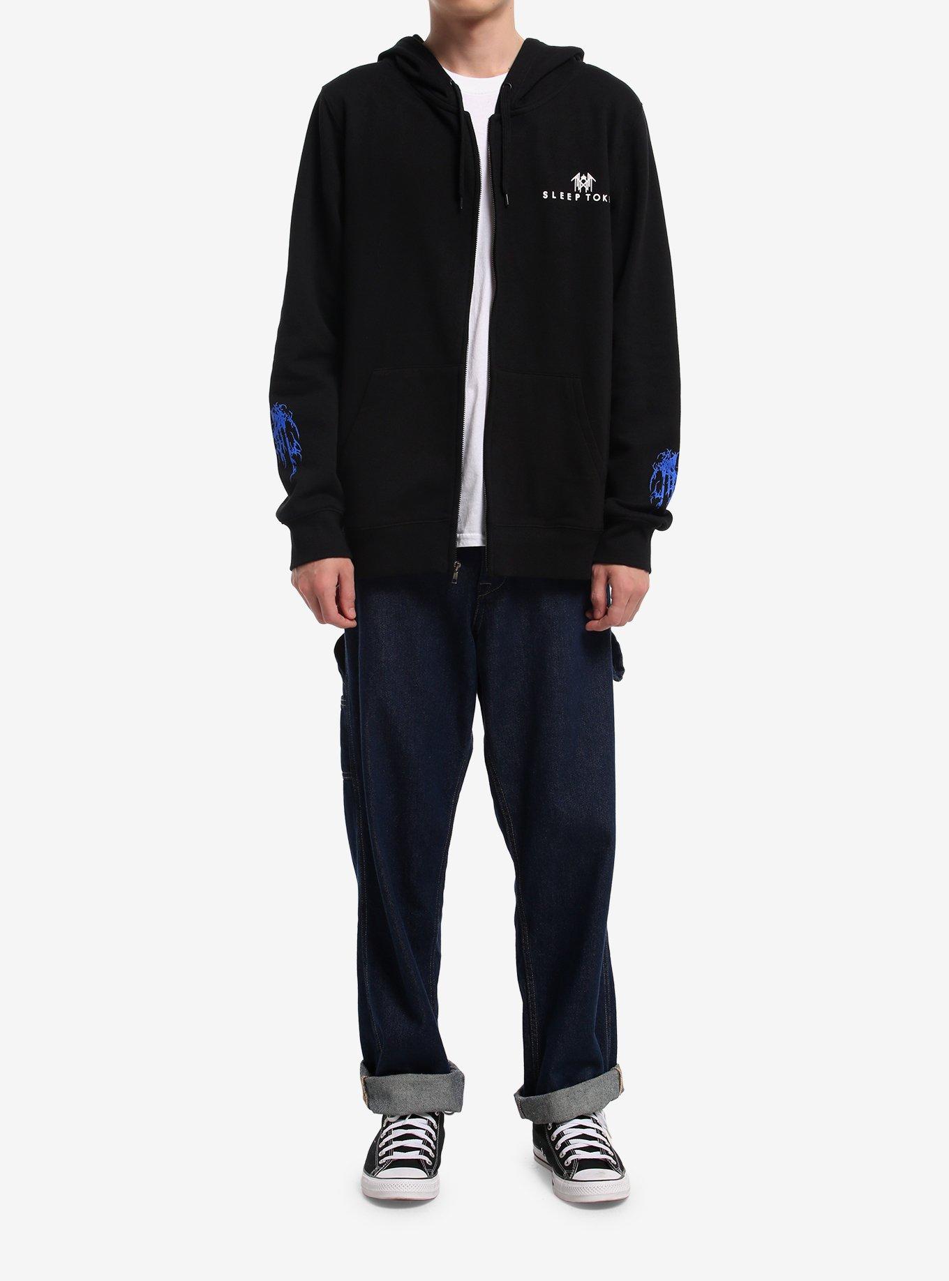 Sleep Token Rune Graphic Hoodie, BLACK, alternate - view 3
