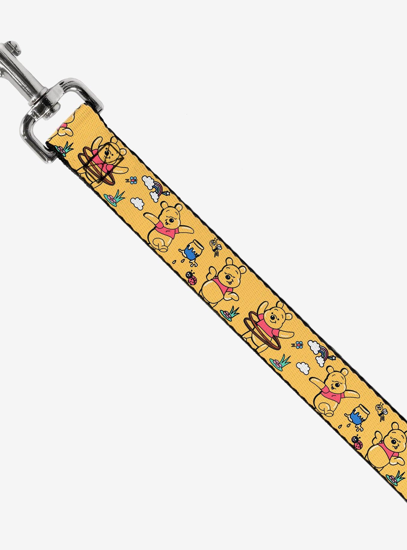 Disney Winnie The Pooh Happy Poses Golden Dog Leash, , hi-res