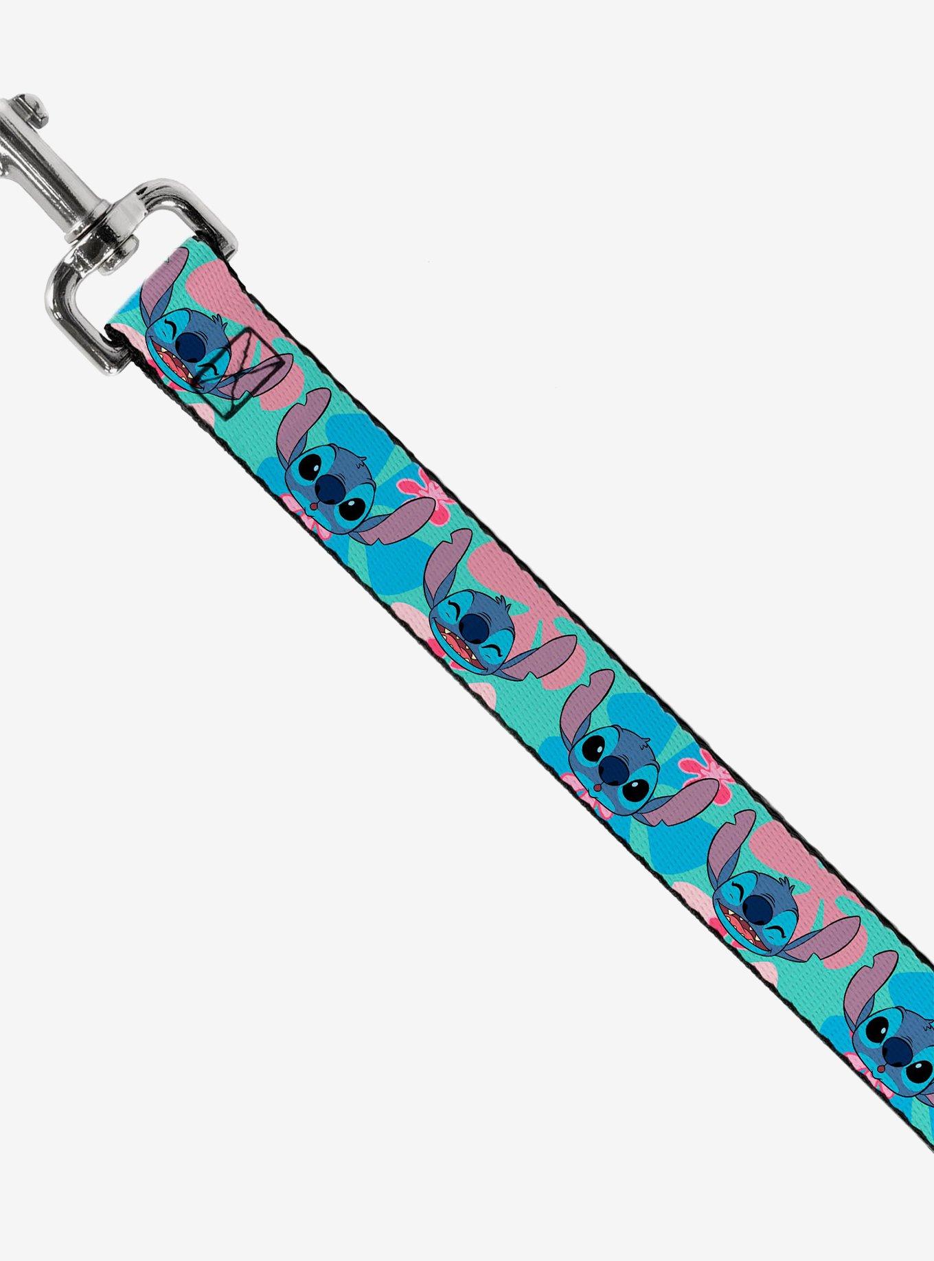 Disney Lilo & Stitch Stitch Expressions and Flowers Dog Leash, , hi-res