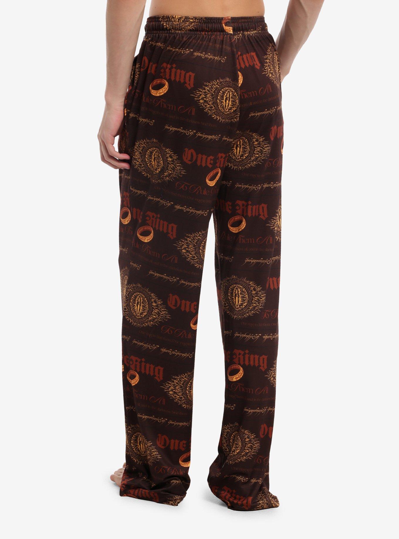 The Lord Of The Rings Icons Pajama Pants, BURGUNDY, alternate - view 2
