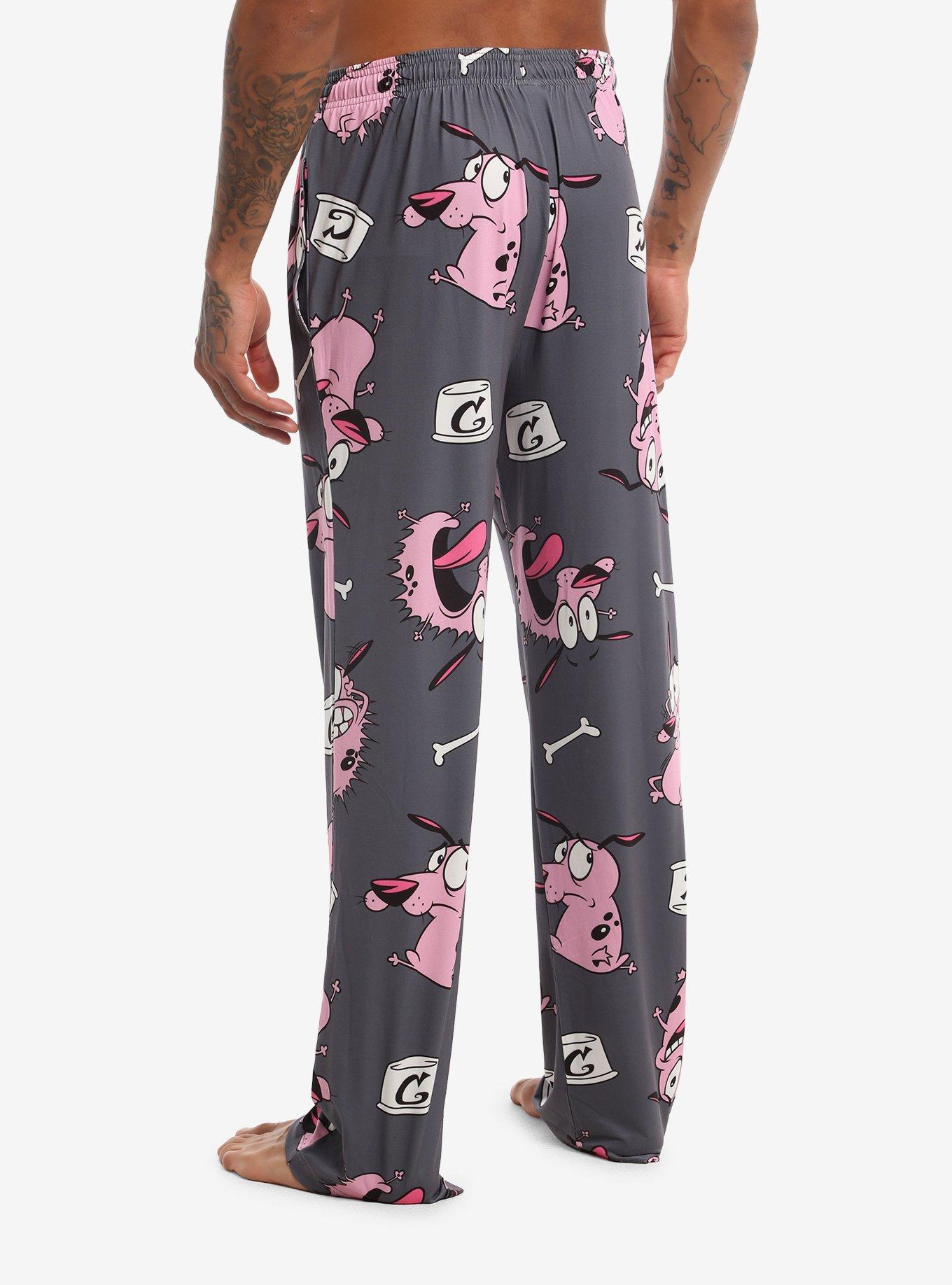 Courage The Cowardly Dog Courage Icons Pajama Pants, MULTI, alternate - view 2