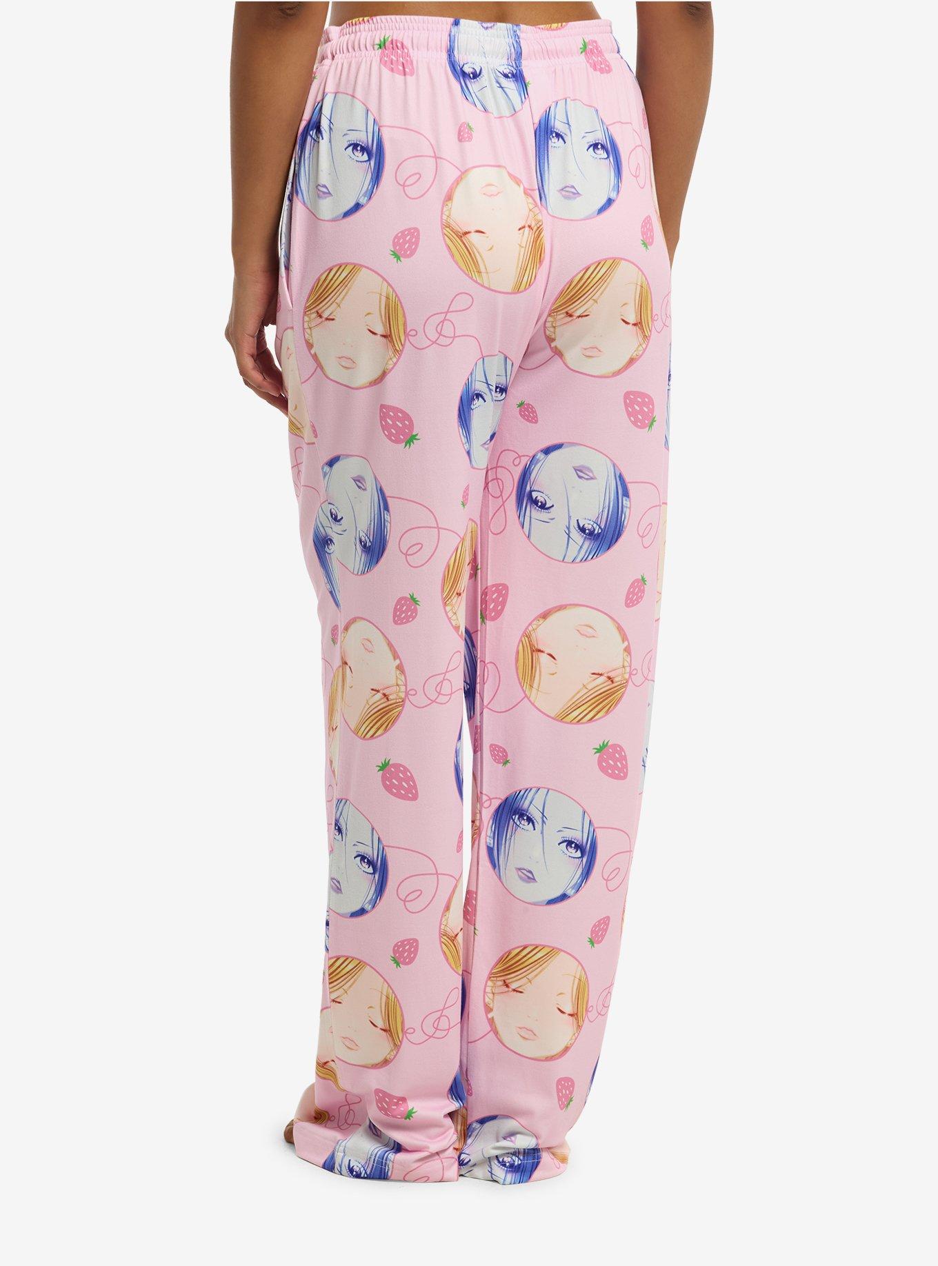 Nana Duo Portrait Strawberry Pajama Pants, , hi-res