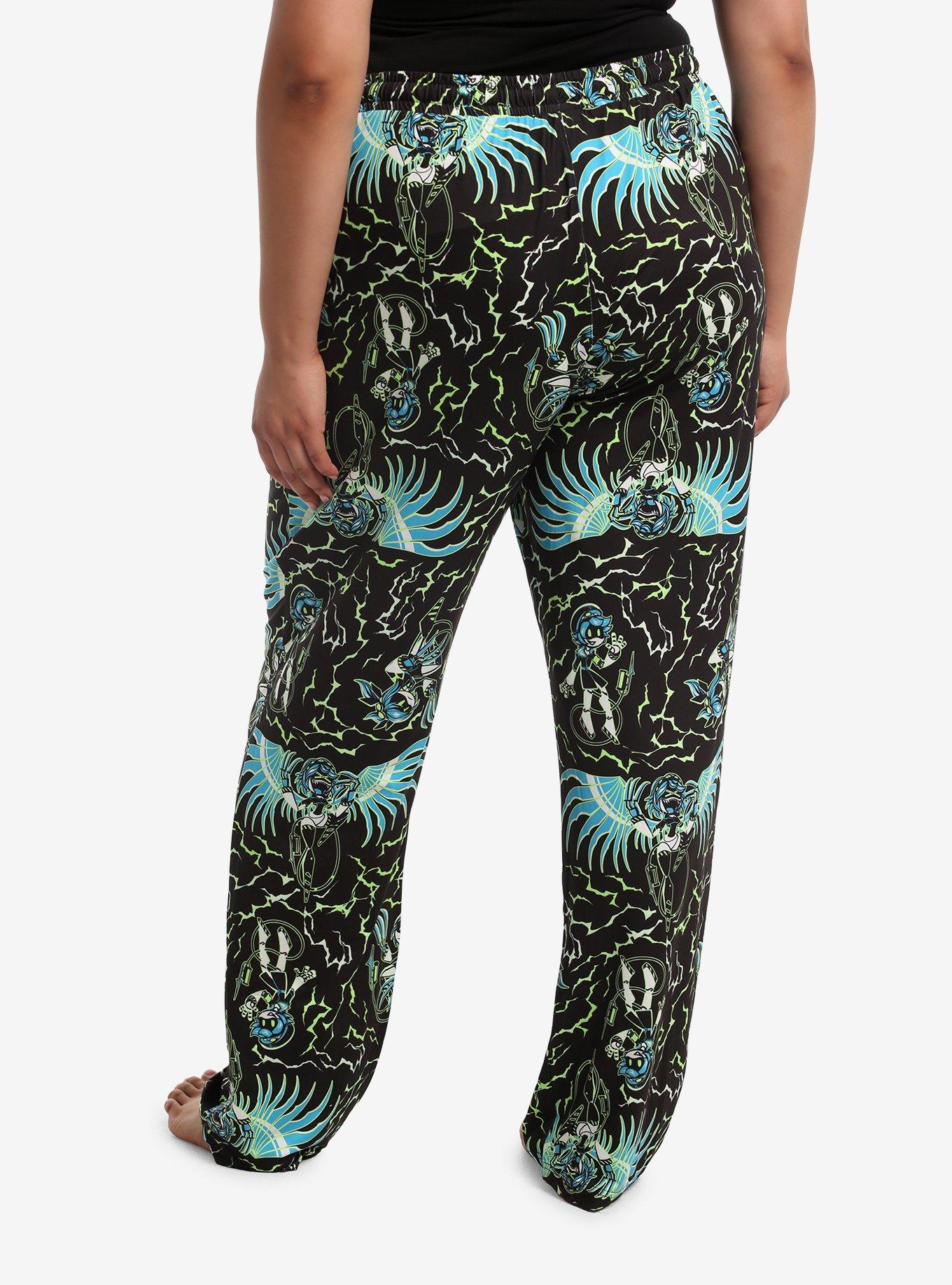 Murder Drones Character Lightning Pajama Pants Plus Size, MULTI, alternate - view 2