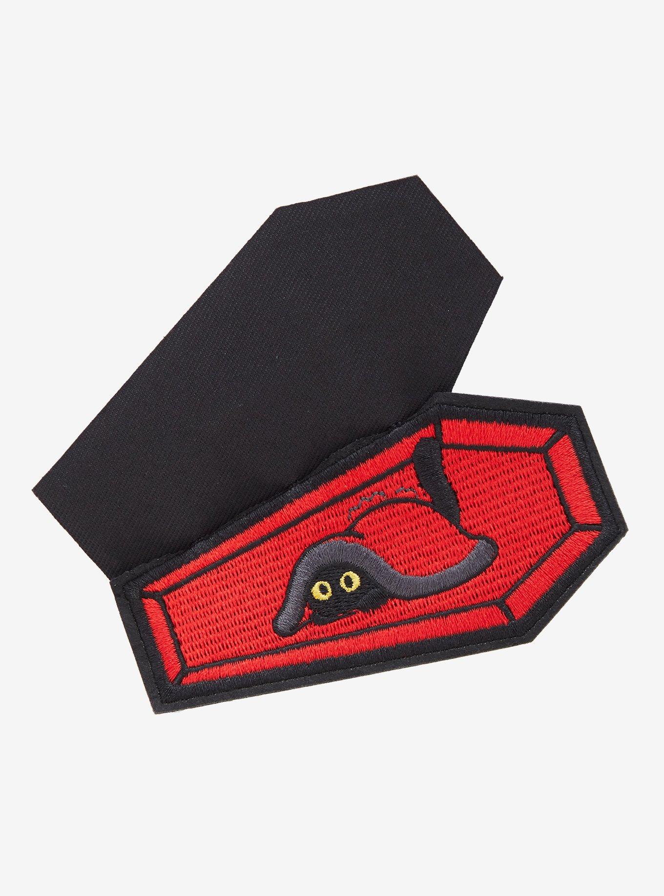Coffin Cat Patch, , hi-res