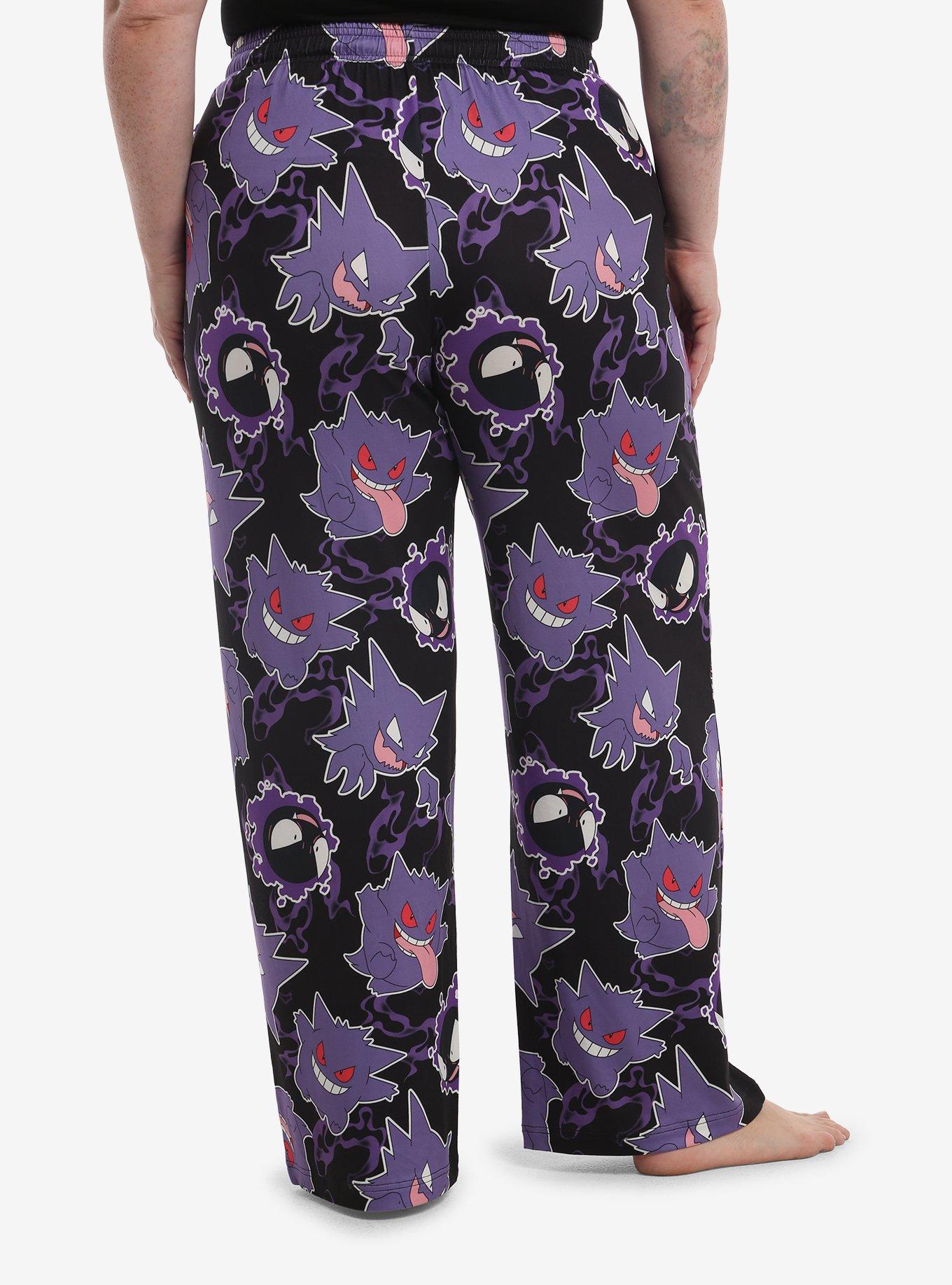 Pok&eacute;mon Gengar Evolutions Pajama Pants Plus Size, MULTI, alternate - view 2
