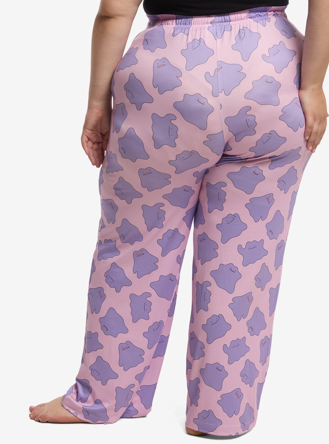 Pok&eacute;mon Ditto Pajama Pants Plus Size, MULTI, alternate - view 2