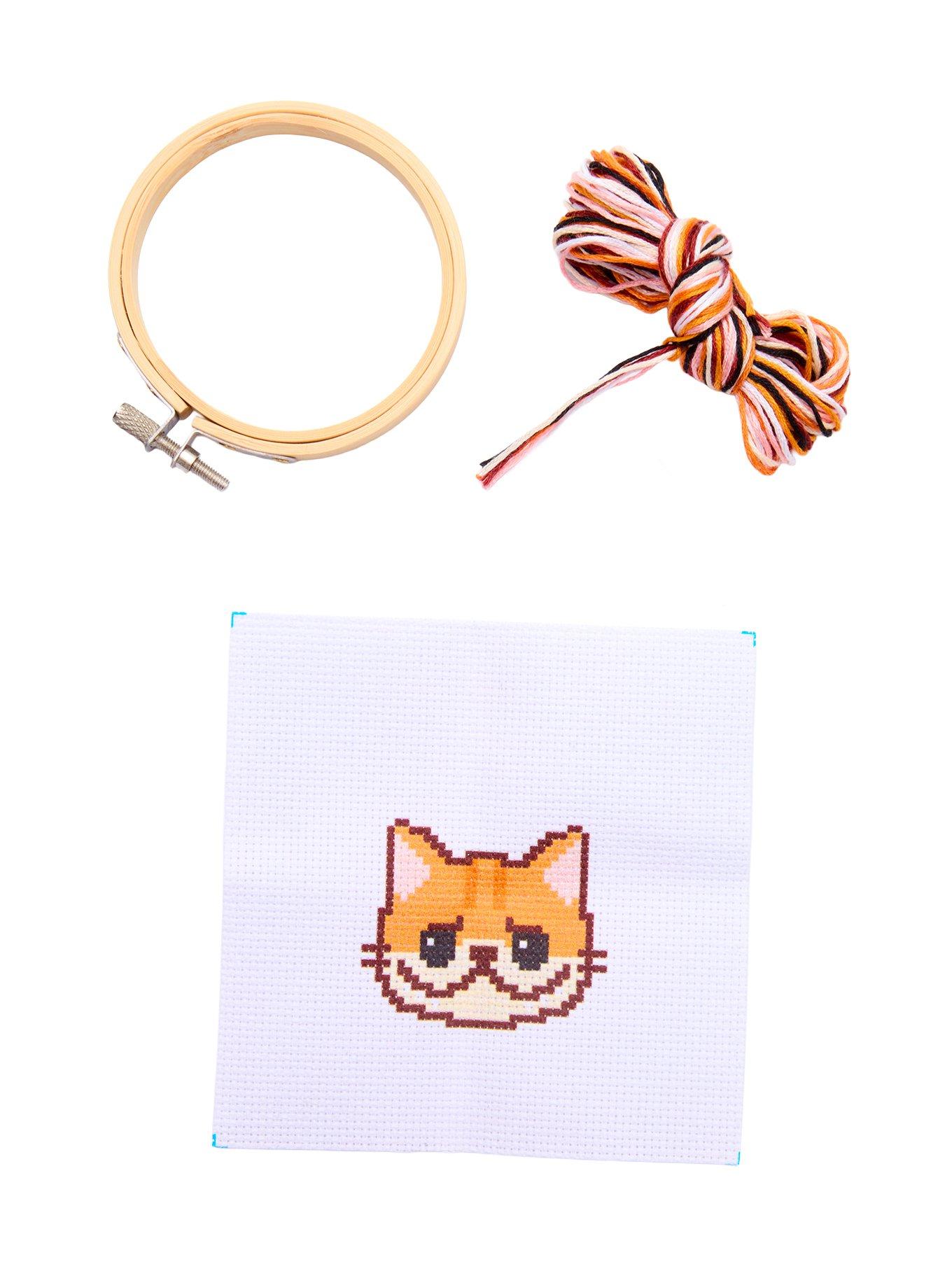 Sweet & Sour Cat Cross-Stitch Kit, , alternate - view 3