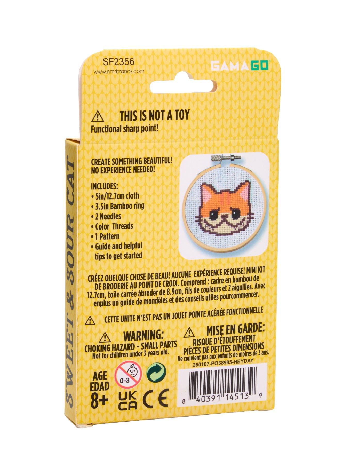 Sweet & Sour Cat Cross-Stitch Kit, , alternate - view 4