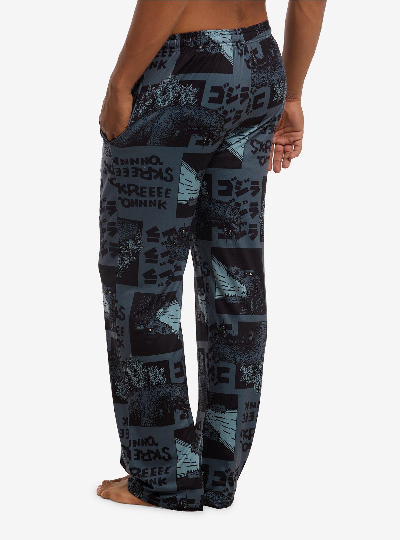 Godzilla Tonal Panel Pajama Pants, MULTI, alternate - view 2