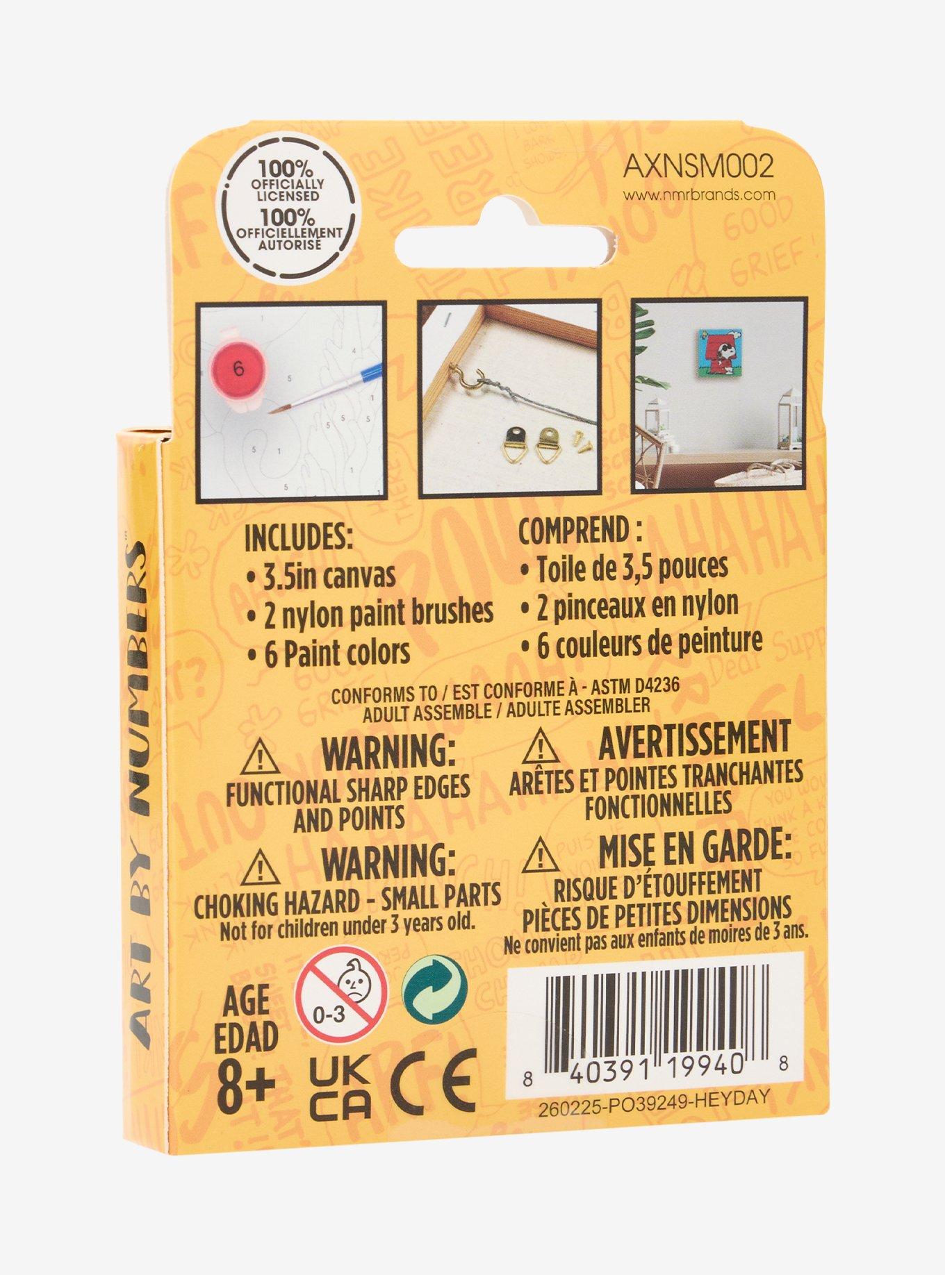 Peanuts Joe Cool Mini Art By Numbers Kit, , alternate - view 3