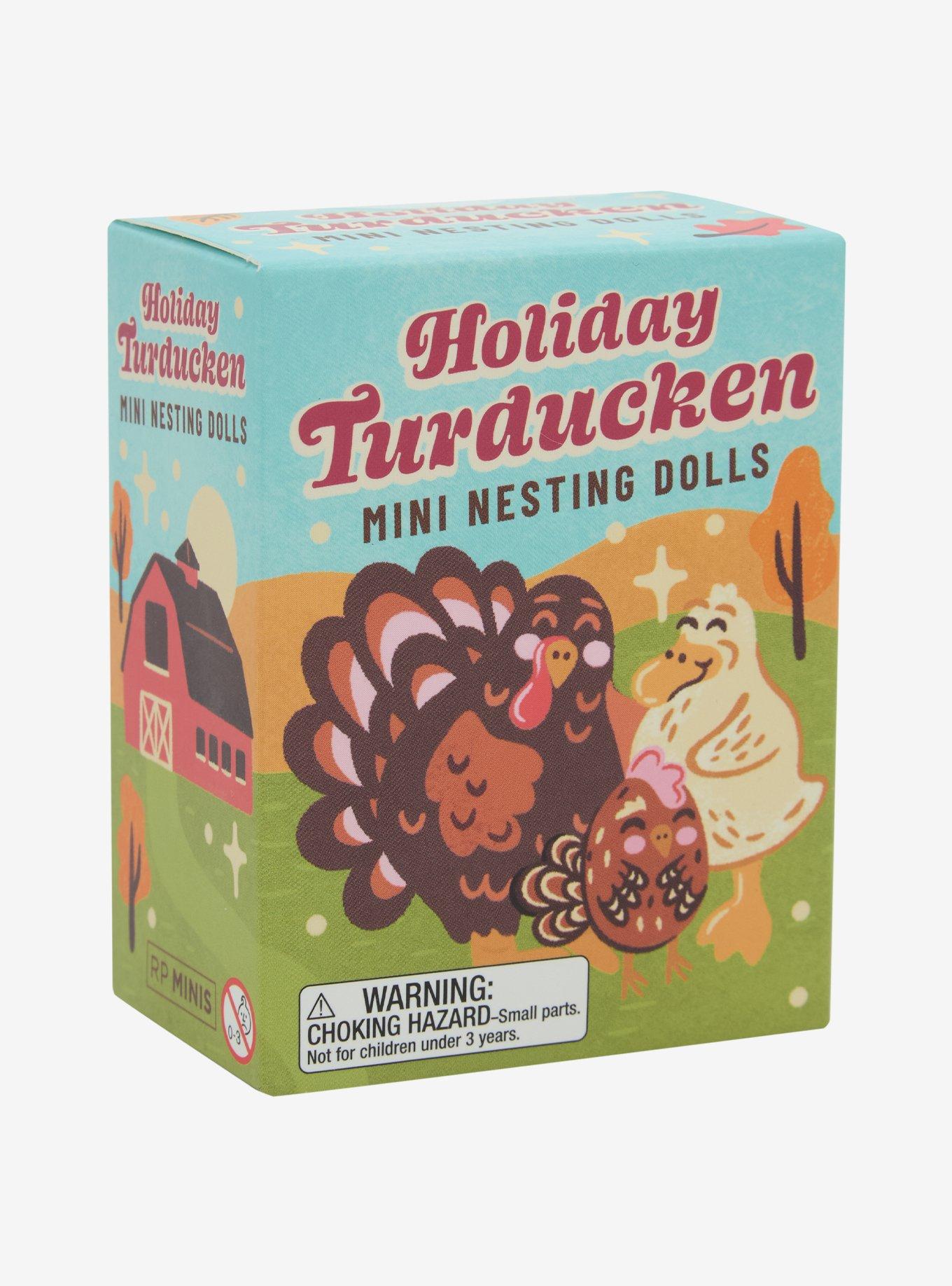Holiday Turducken Mini Nesting Doll Set, , alternate - view 2