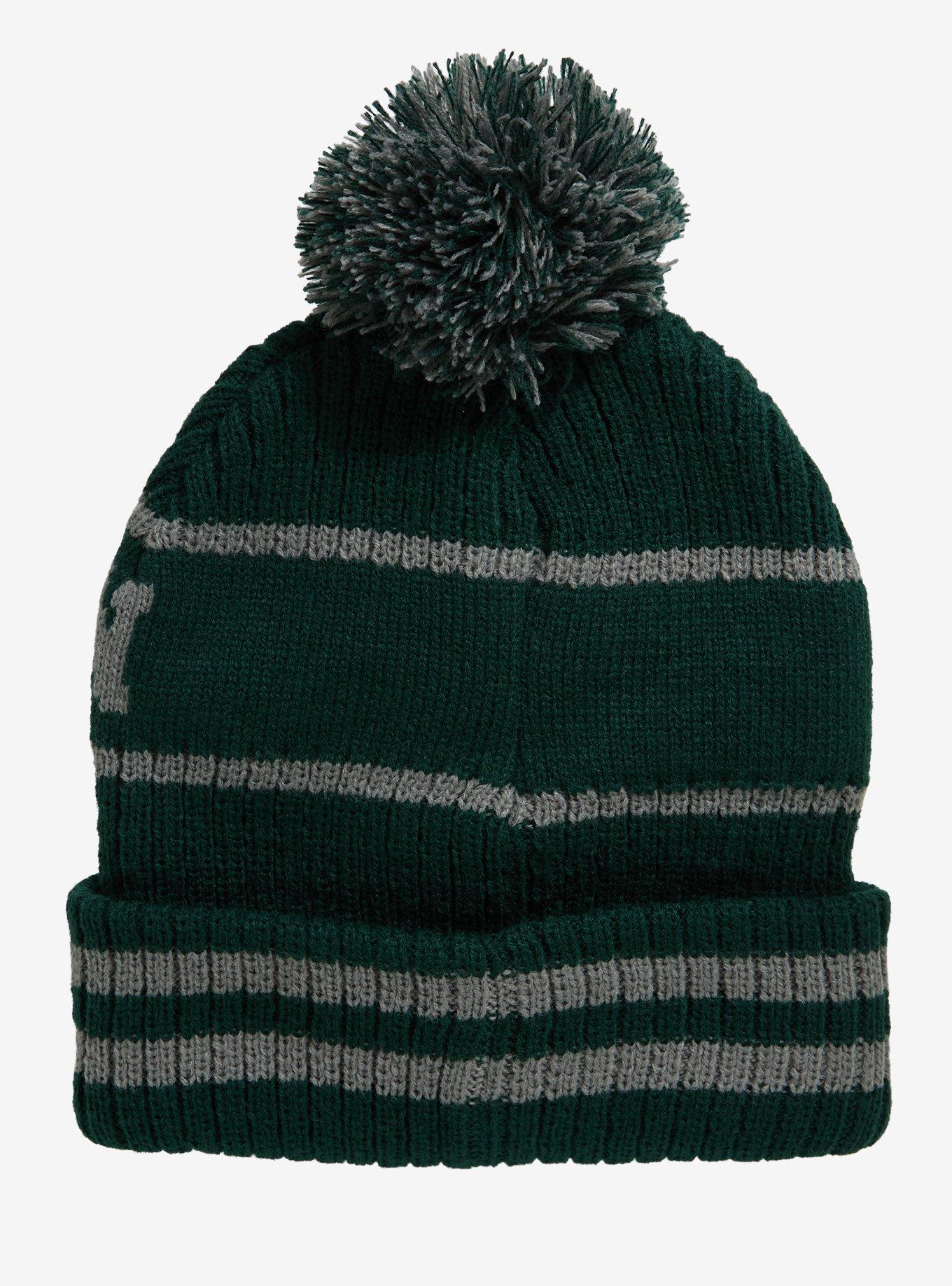 Harry Potter Slytherin Varsity Pom Beanie, , alternate - view 2