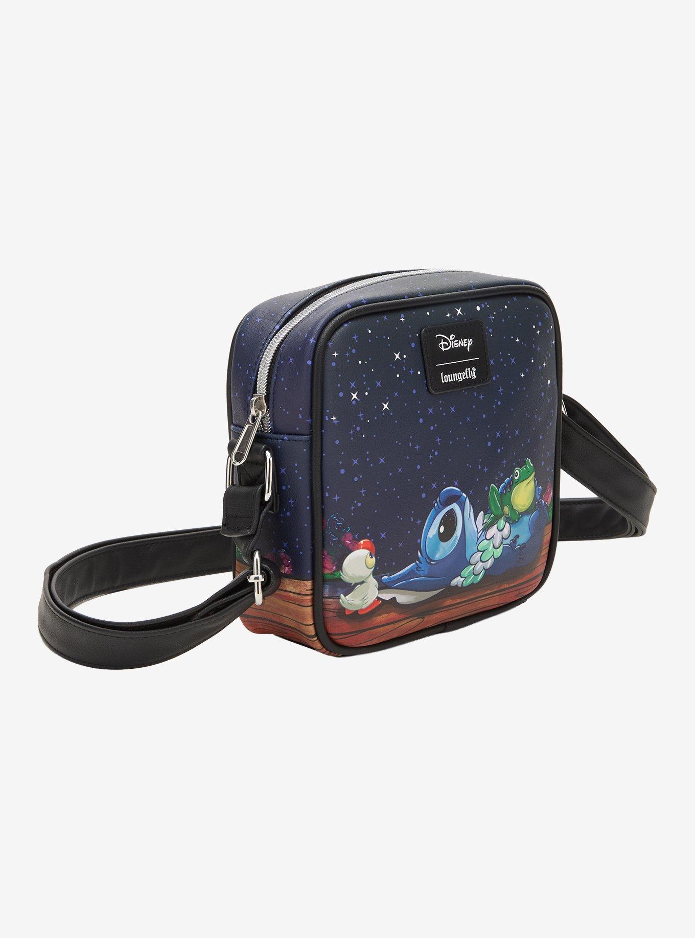 Loungefly Disney Stitch Night Sky Crossbody Bag Hot Topic Exclusive, , alternate - view 2