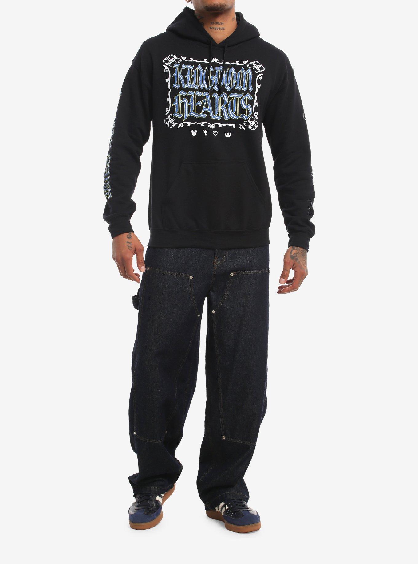 Disney Kingdom Hearts Stained Glass Hoodie, BLACK, alternate - view 3