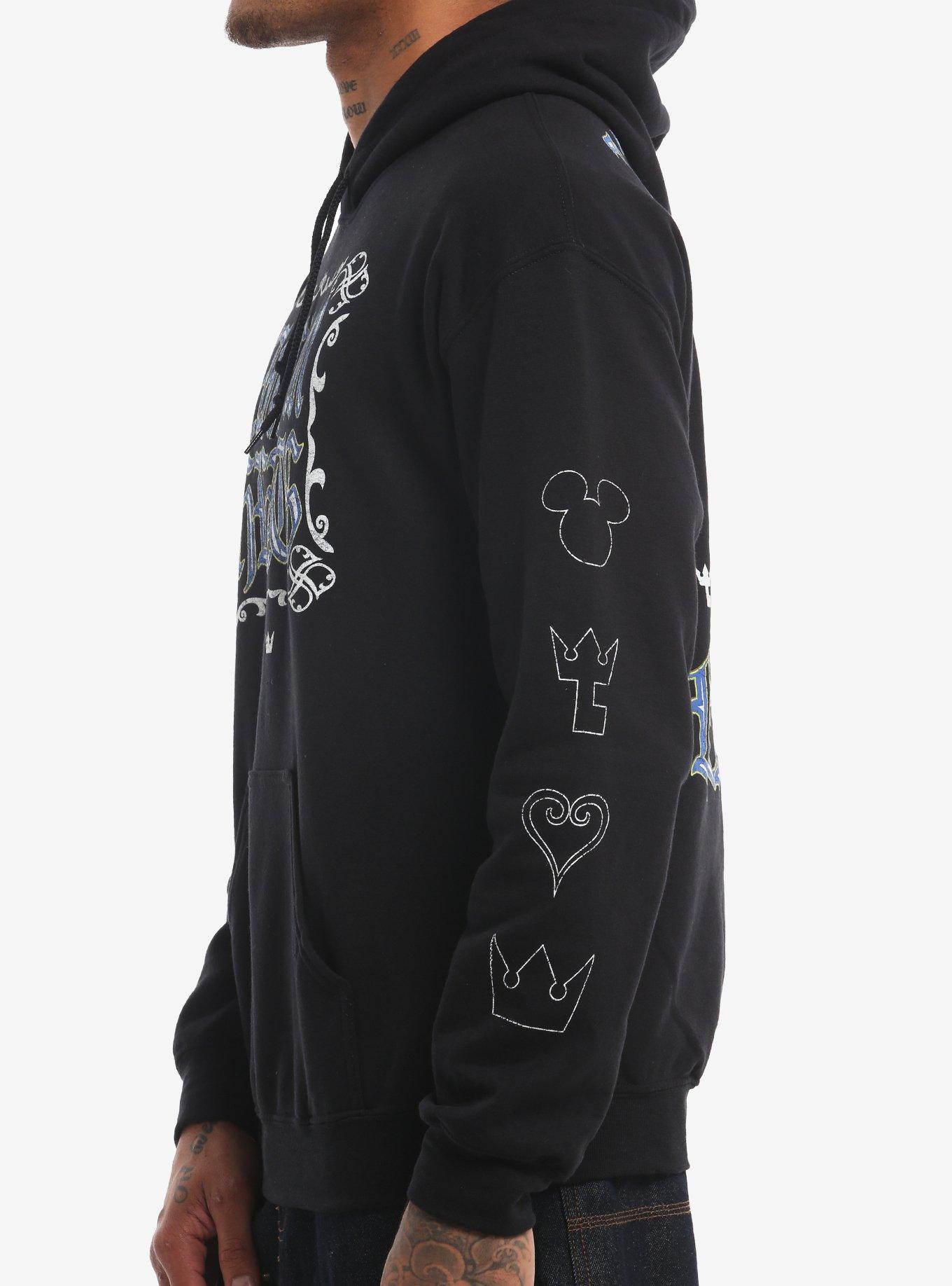 Disney Kingdom Hearts Stained Glass Hoodie, BLACK, alternate - view 4