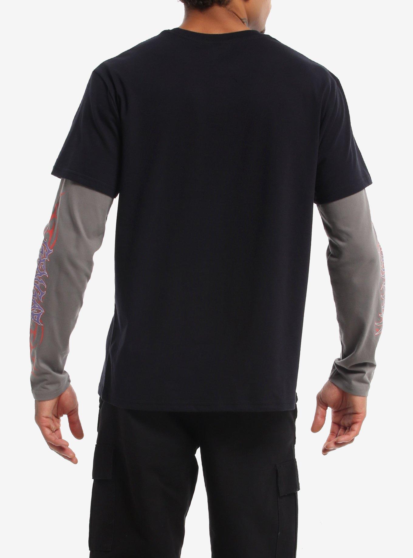Pok&eacute;mon Gengar Twofer Long-Sleeve T-Shirt, BLACK, alternate - view 3