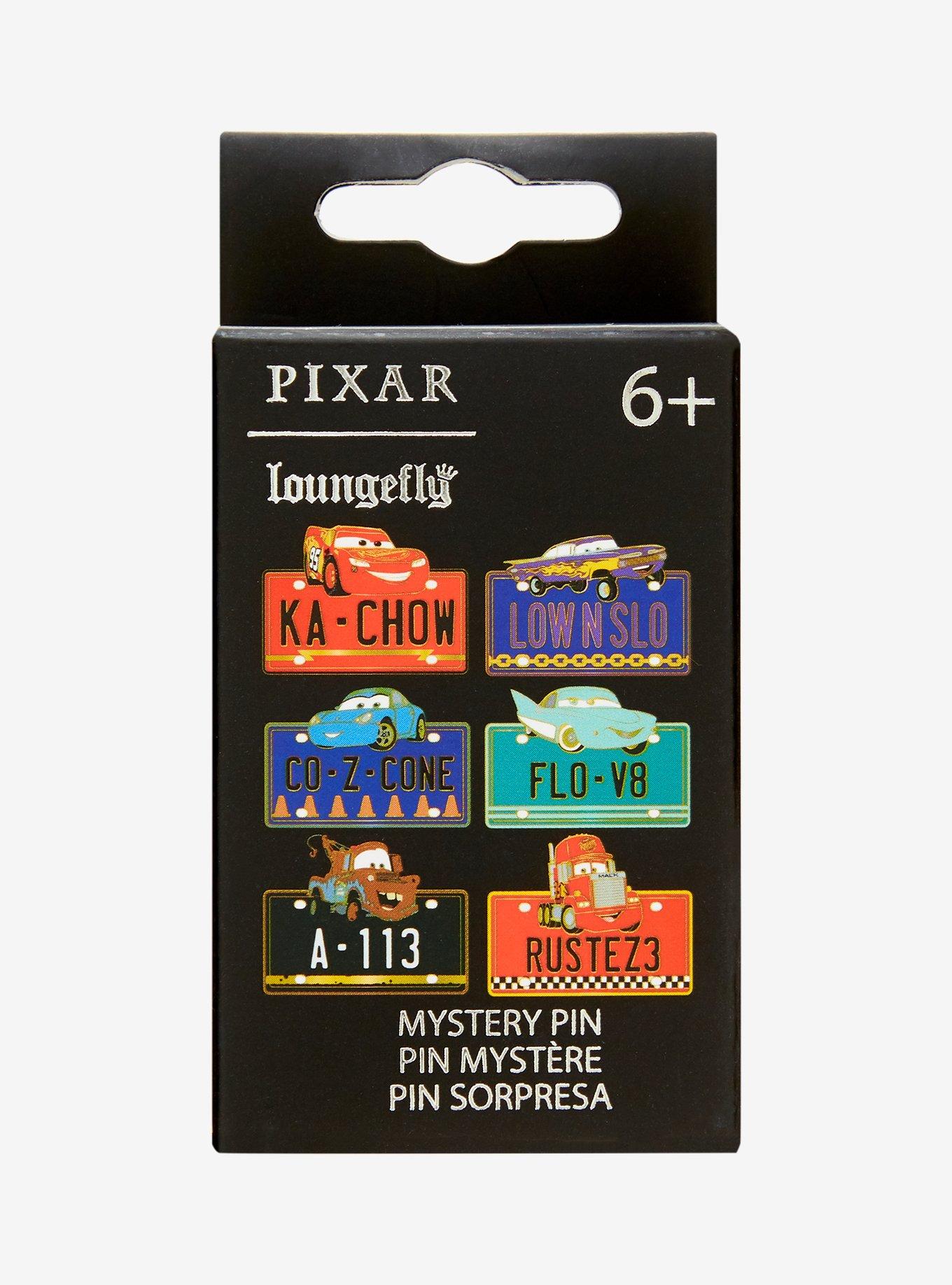 Loungefly Disney Pixar Cars License Plates Blind Box Enamel Pin - BoxLunch Exclusive