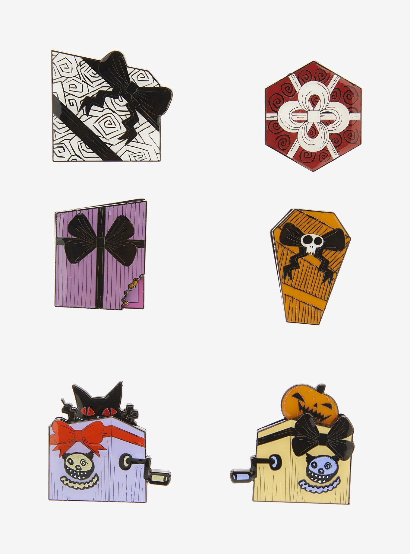Loungefly Disney The Nightmare Before Christmas Presents Blind Box Sliding Enamel Pin - BoxLunch Exclusive