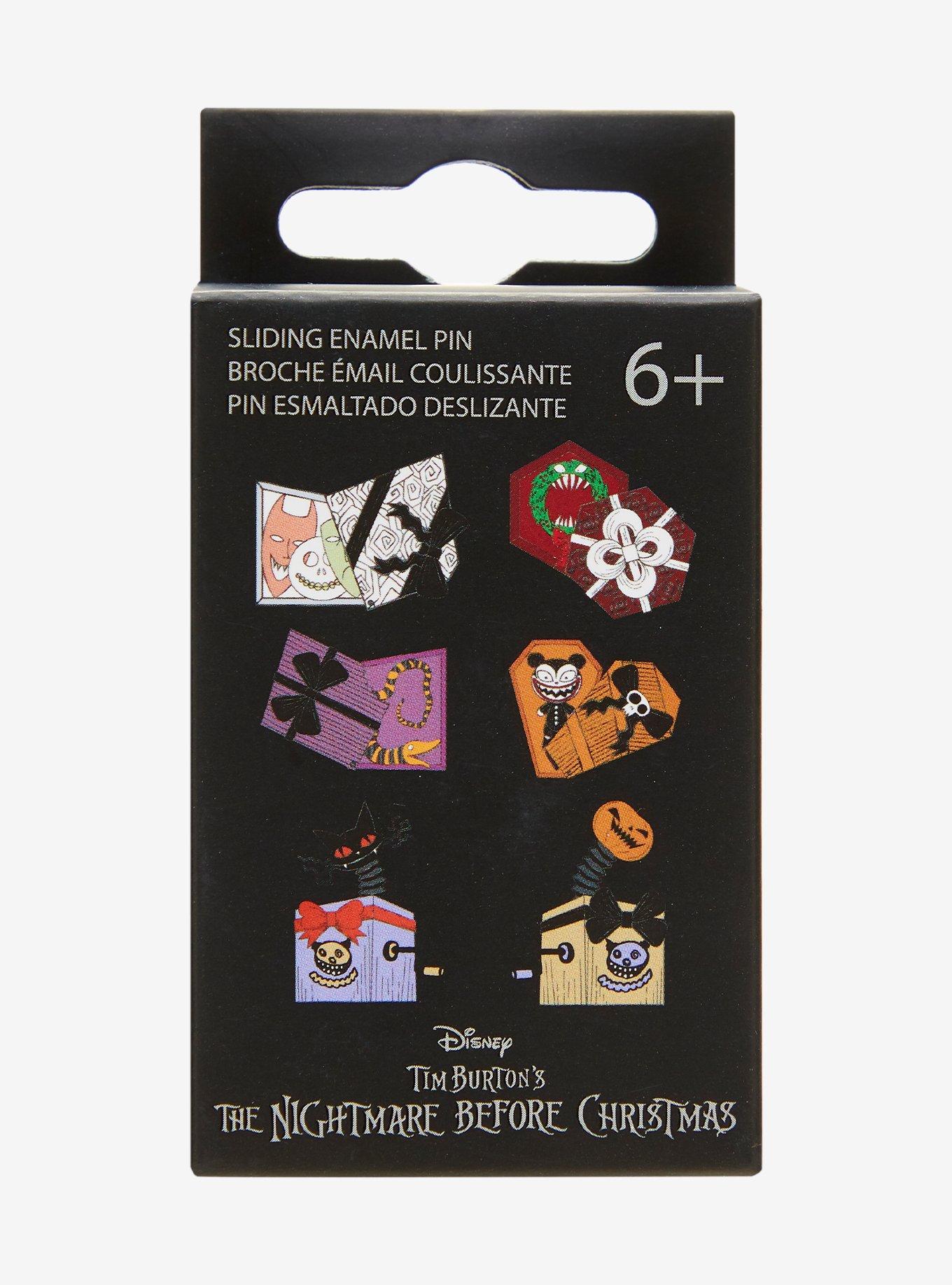 Loungefly Disney The Nightmare Before Christmas Presents Blind Box Sliding Enamel Pin - BoxLunch Exclusive, , alternate - view 3