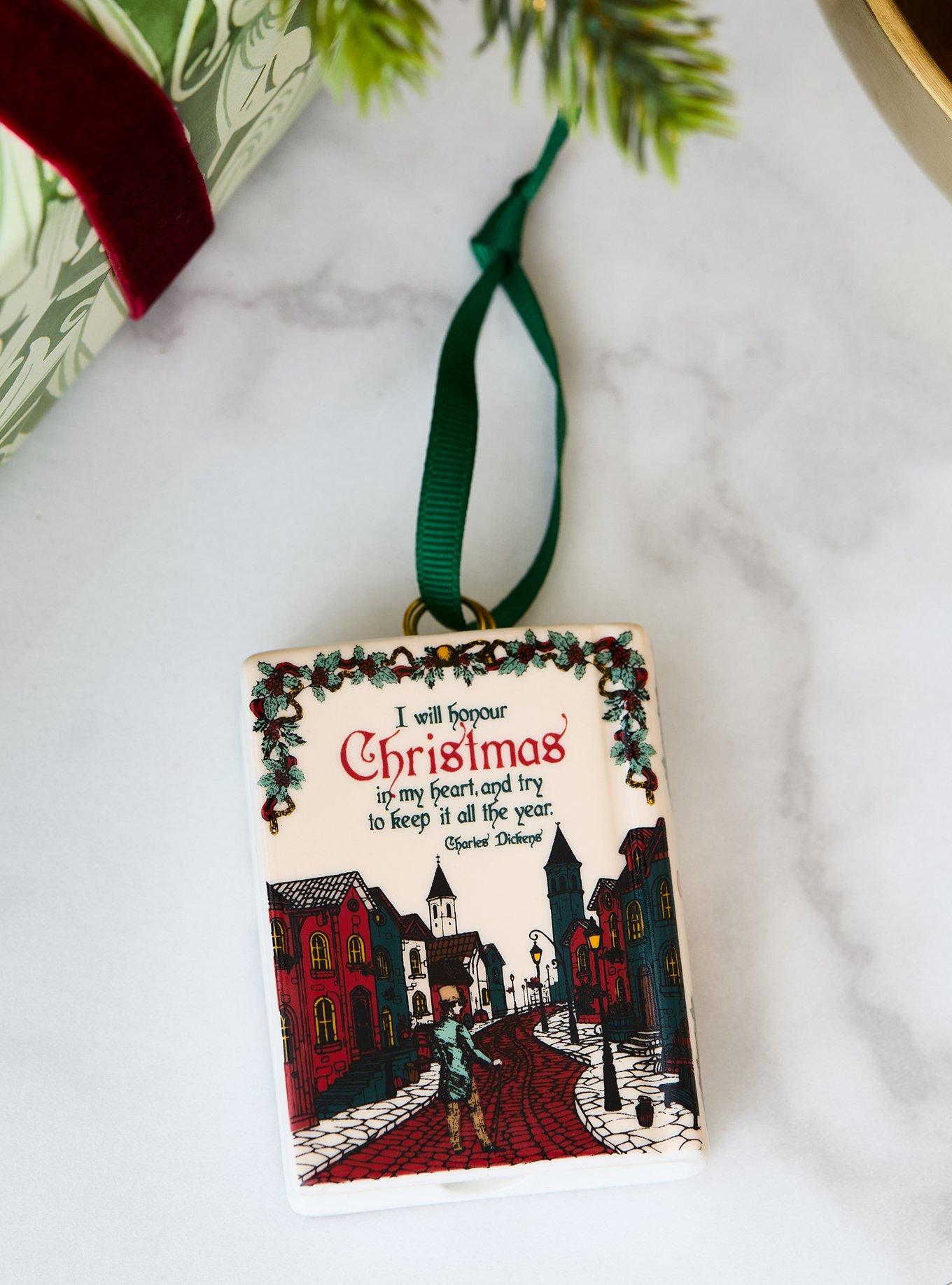 A Christmas Carol Book Ceramic Ornament, , alternate - view 4