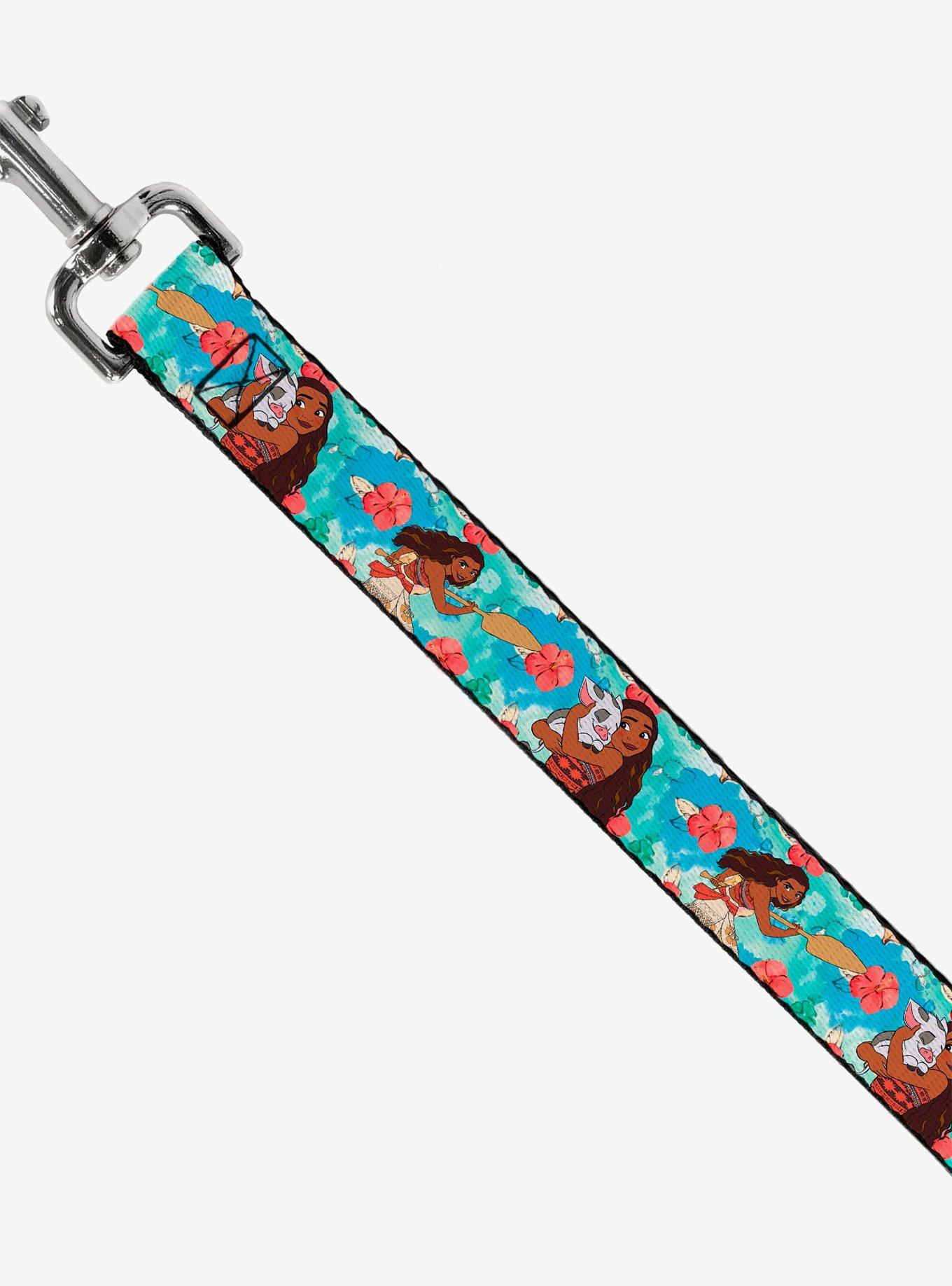 Disney Moana Poses and Pua Flowers Dog Leash, , hi-res