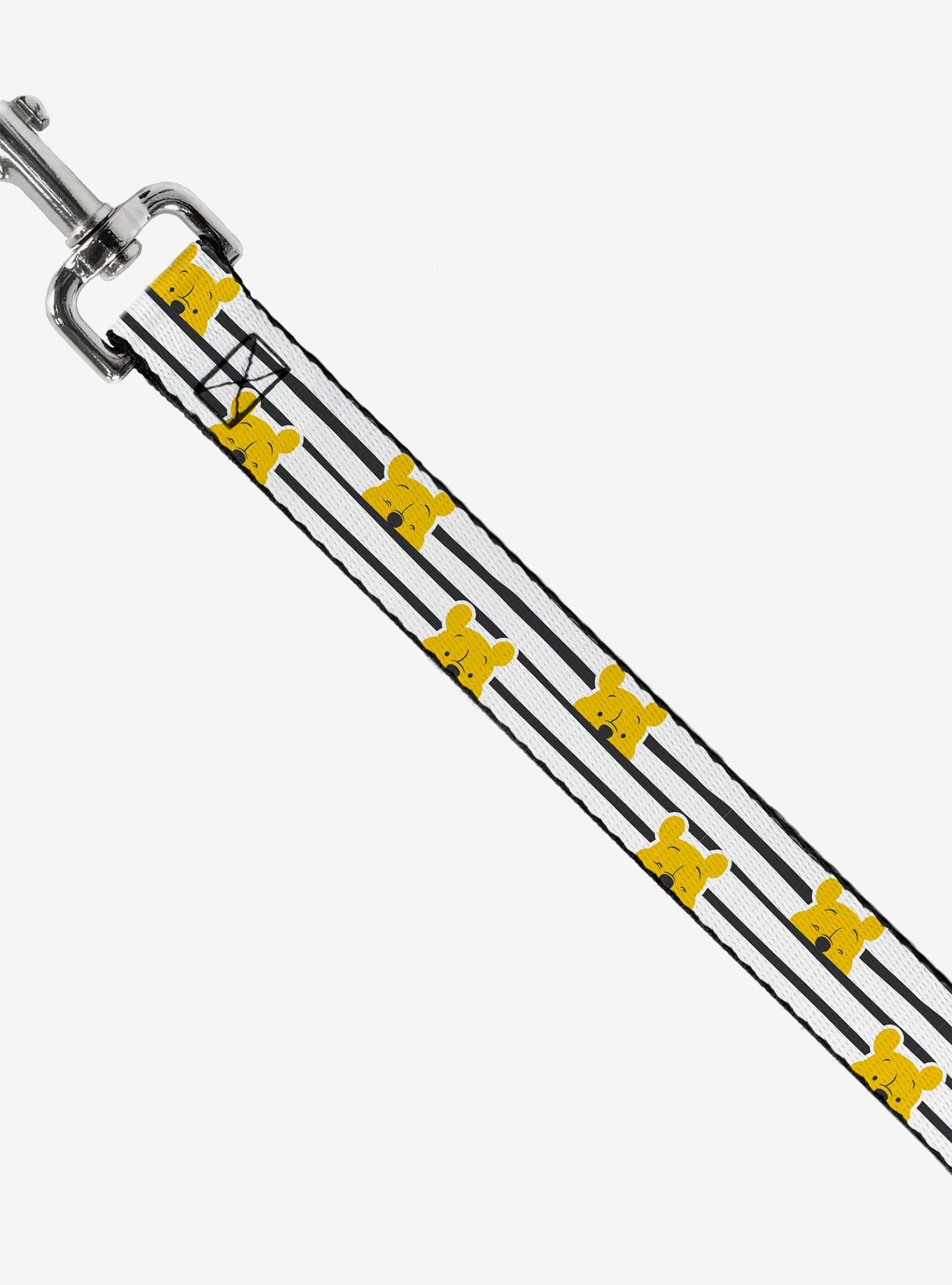 Disney Winnie The Pooh Peeking Poses Stripe Dog Leash, , hi-res