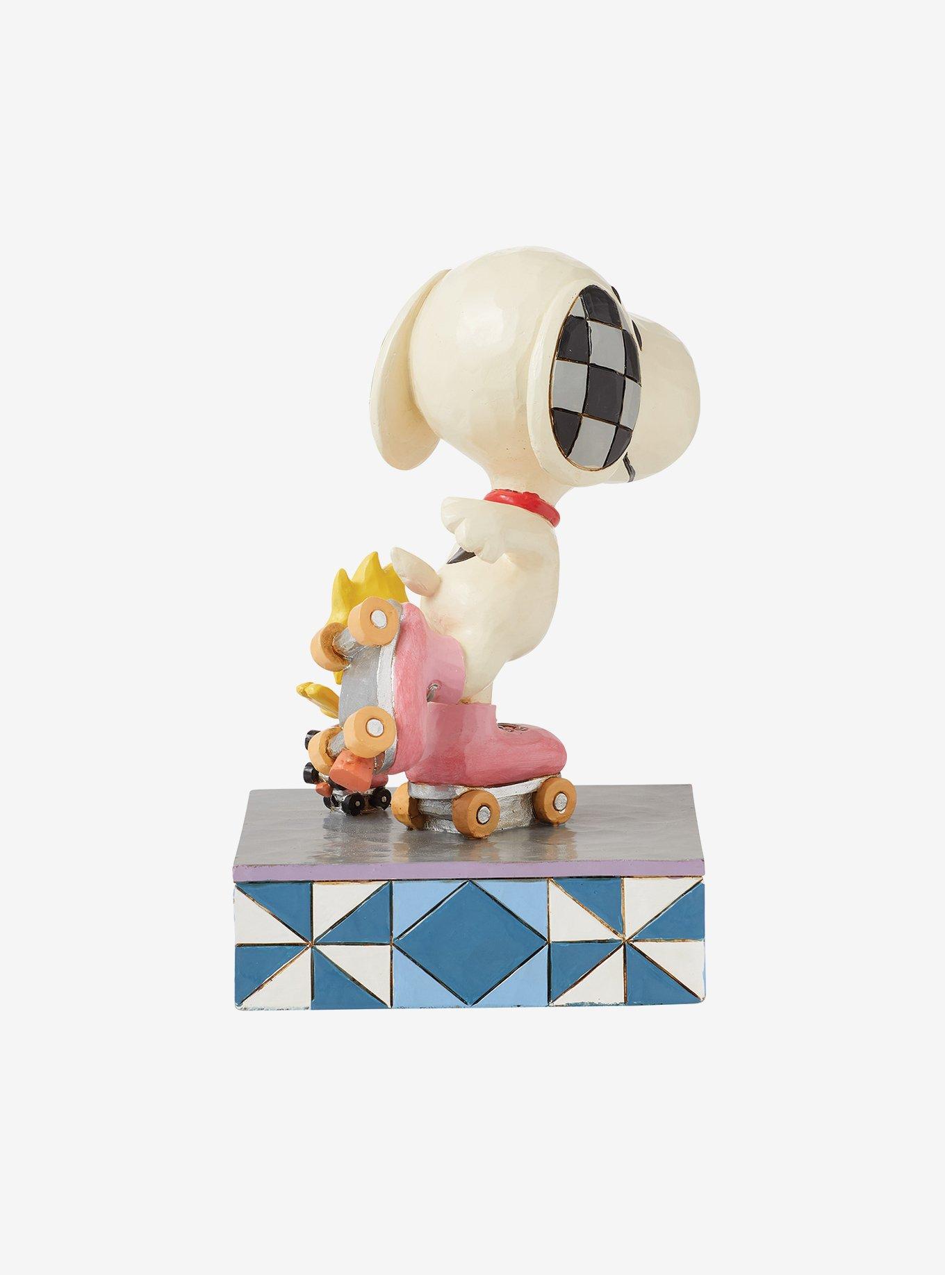 Peanuts Snoopy & Woodstock Roller Skating Figurine, , hi-res
