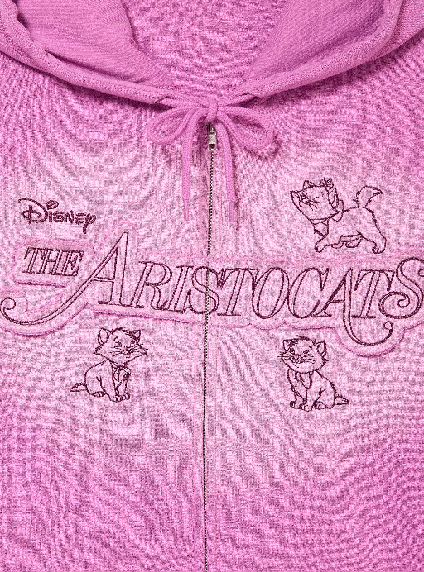 Disney The Aristocats Pink Ombre Zippered Hoodie - BoxLunch Exclusive, , alternate - view 3