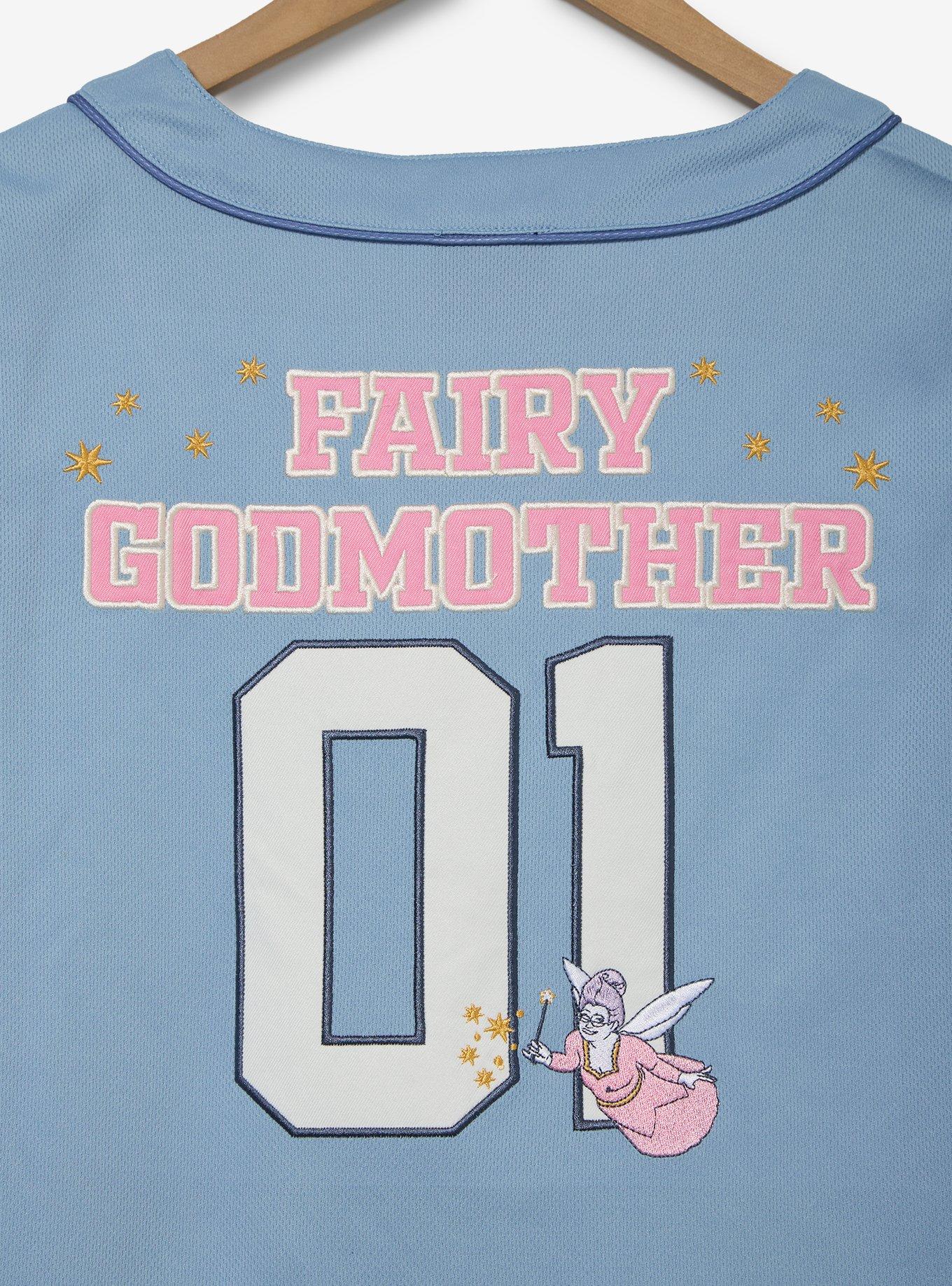 DreamWorks Shrek Fairy Godmother Women's Plus Size Cropped Baseball Jersey - BoxLunch Exclusive, PINK, alternate - view 5