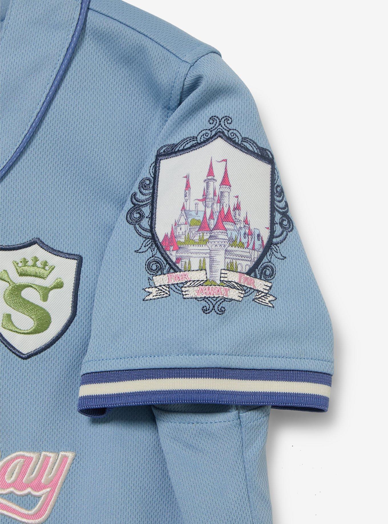 DreamWorks Shrek Fairy Godmother Women's Cropped Baseball Jersey - BoxLunch Exclusive, PINK, alternate - view 6