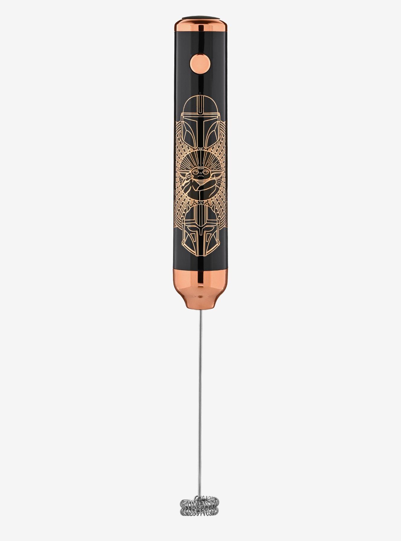 Star Wars Mandalorian Rechargeable Milk Frother with Stand, , hi-res