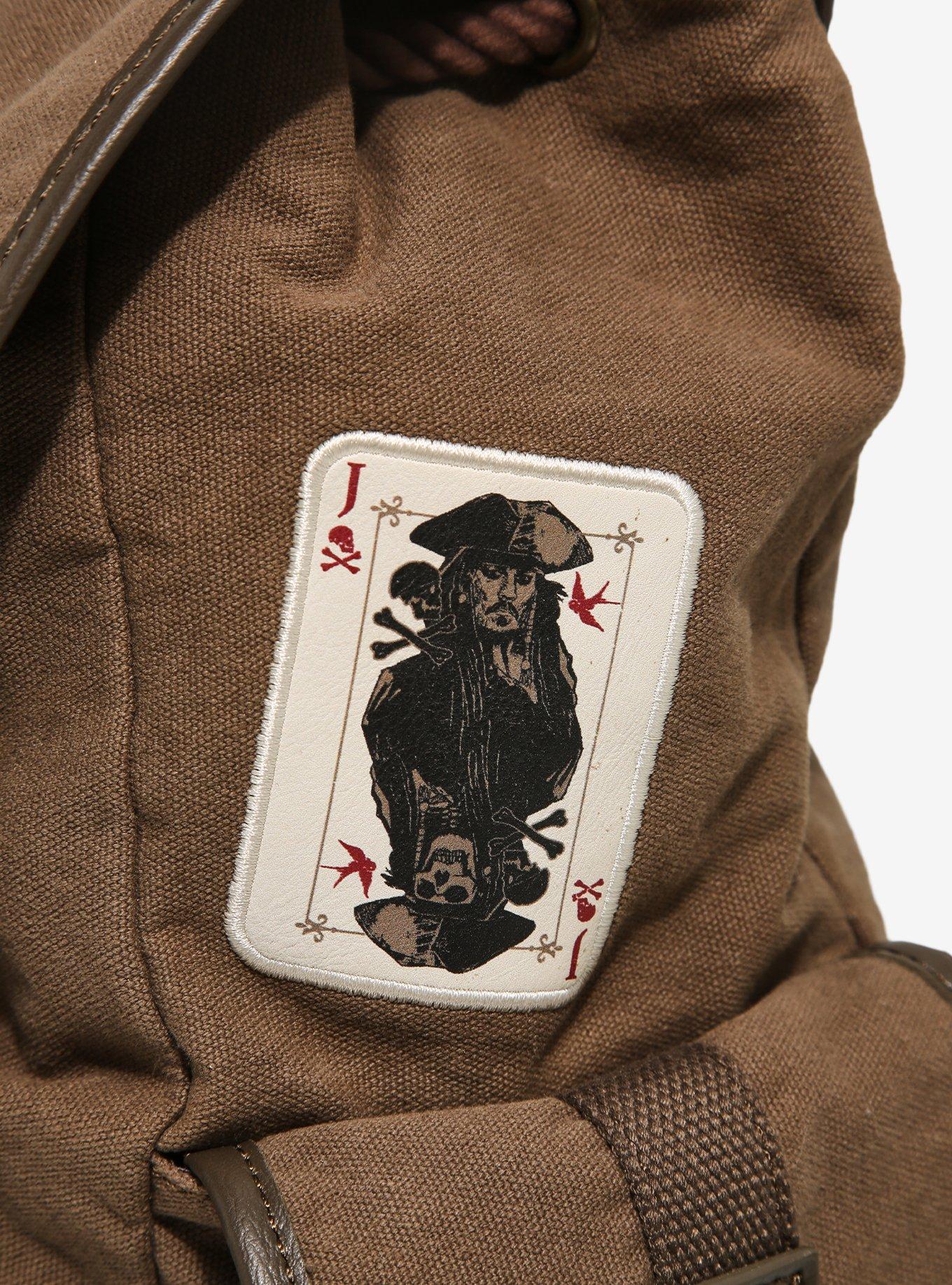 Disney The Pirates of the Caribbean Jack Sparrow Canvas Mini Backpack - BoxLunch Exclusive, , alternate - view 4