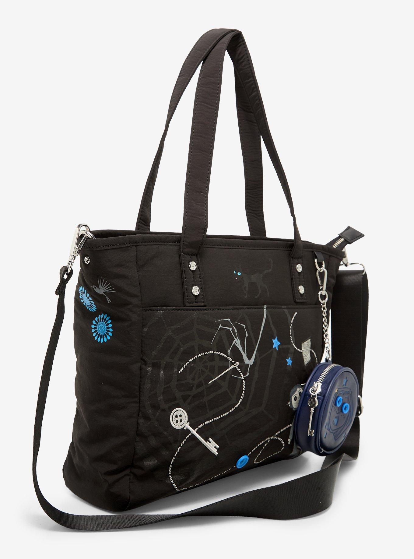 Coraline Large Tote Bag with Coin Purse - BoxLunch Exclusive
