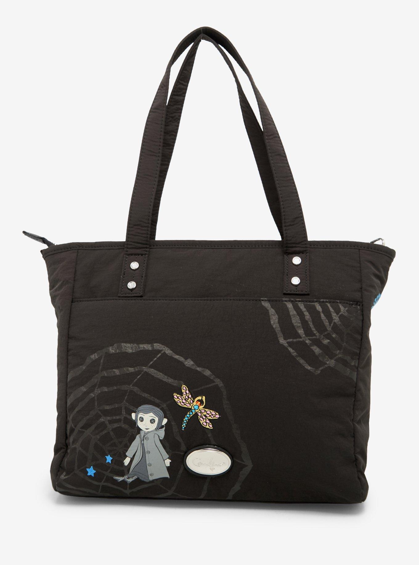 Coraline Large Tote Bag with Coin Purse - BoxLunch Exclusive, , alternate - view 3