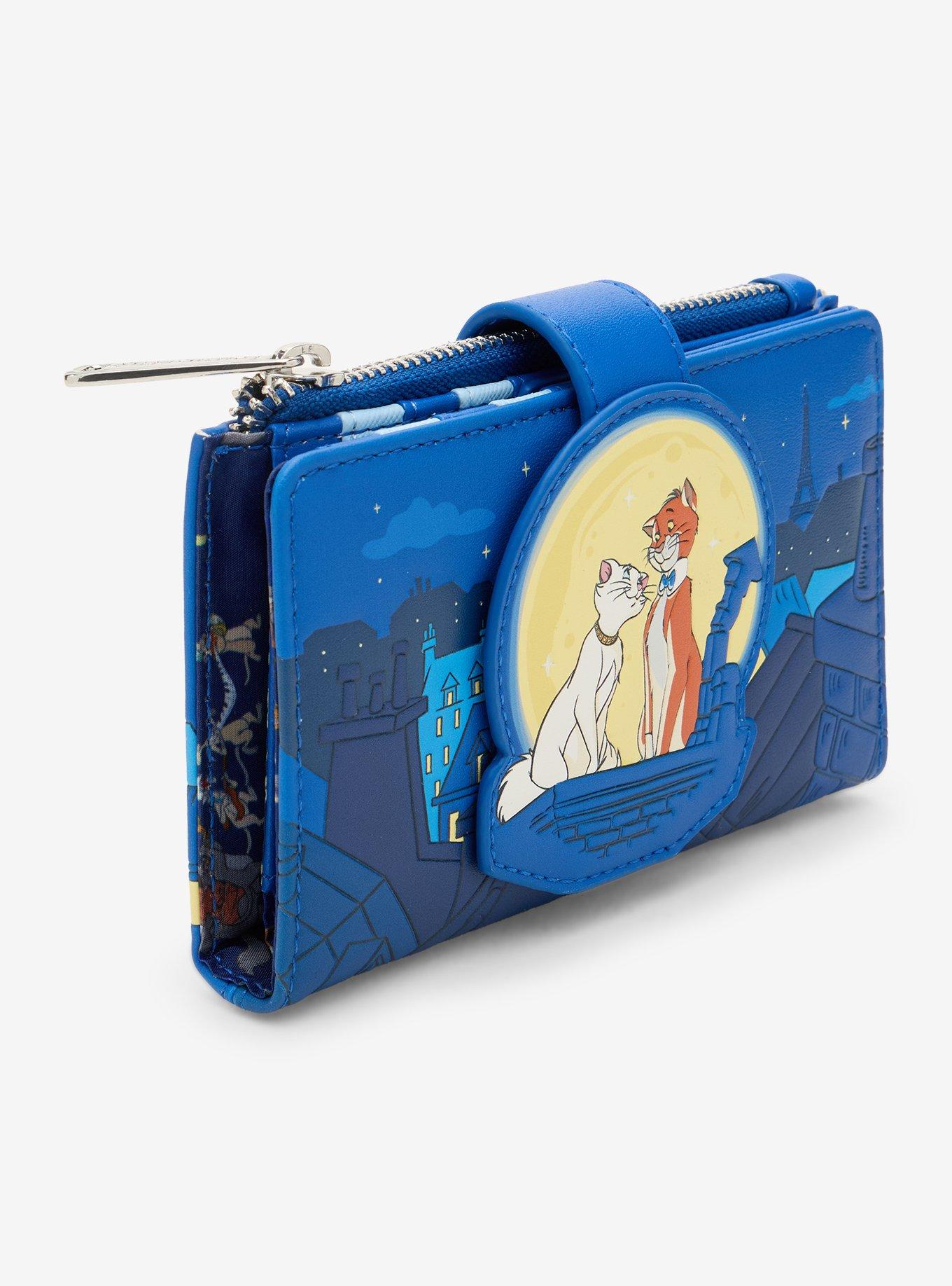 Loungefly Disney The Aristocats Night Scene Glow-In-The-Dark Wallet - BoxLunch Exclusive, , alternate - view 3