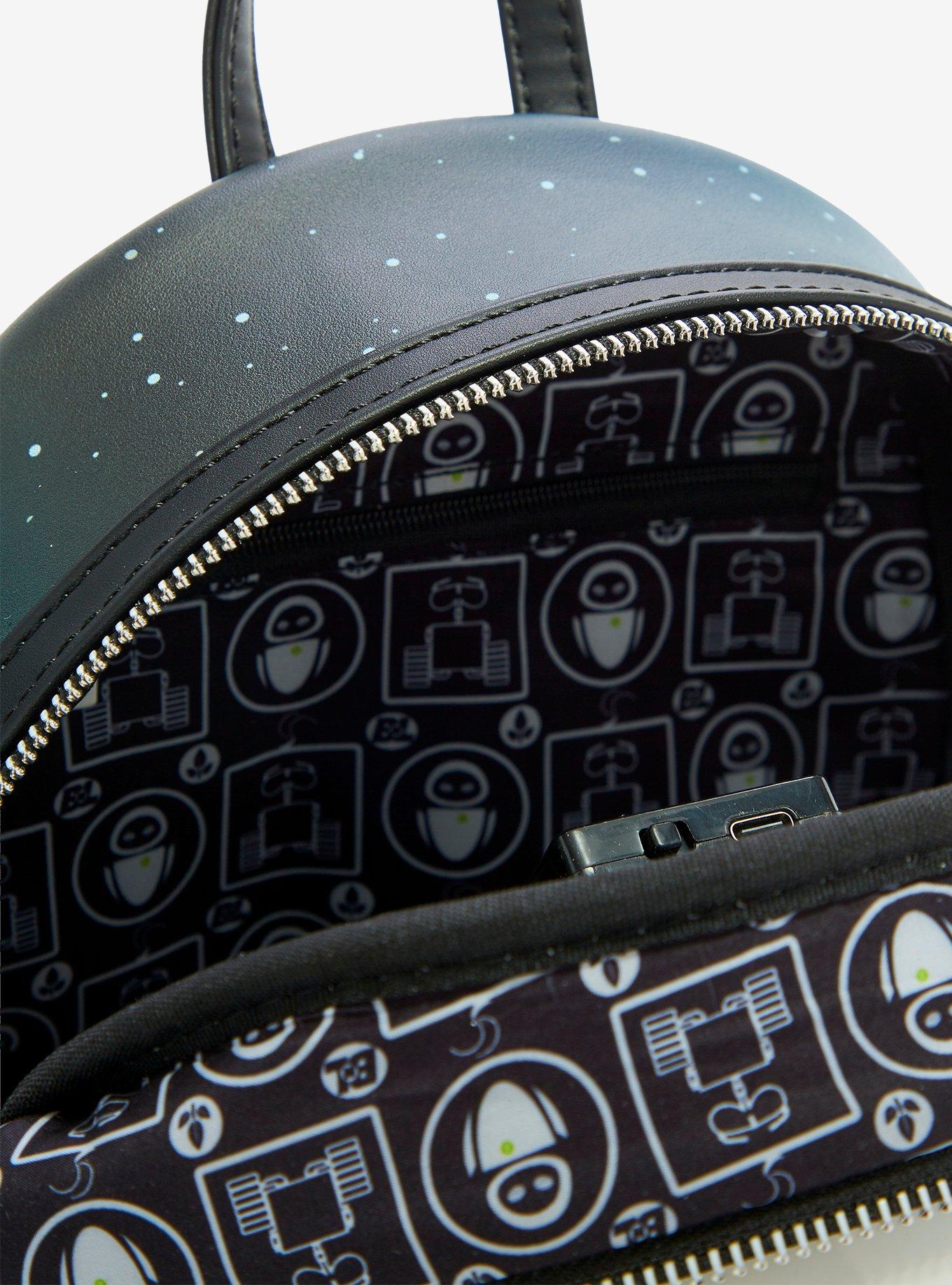 Loungefly Disney Pixar WALL-E 3D EVE Figural Light-Up Mini Backpack - BoxLunch Exclusive, , alternate - view 5