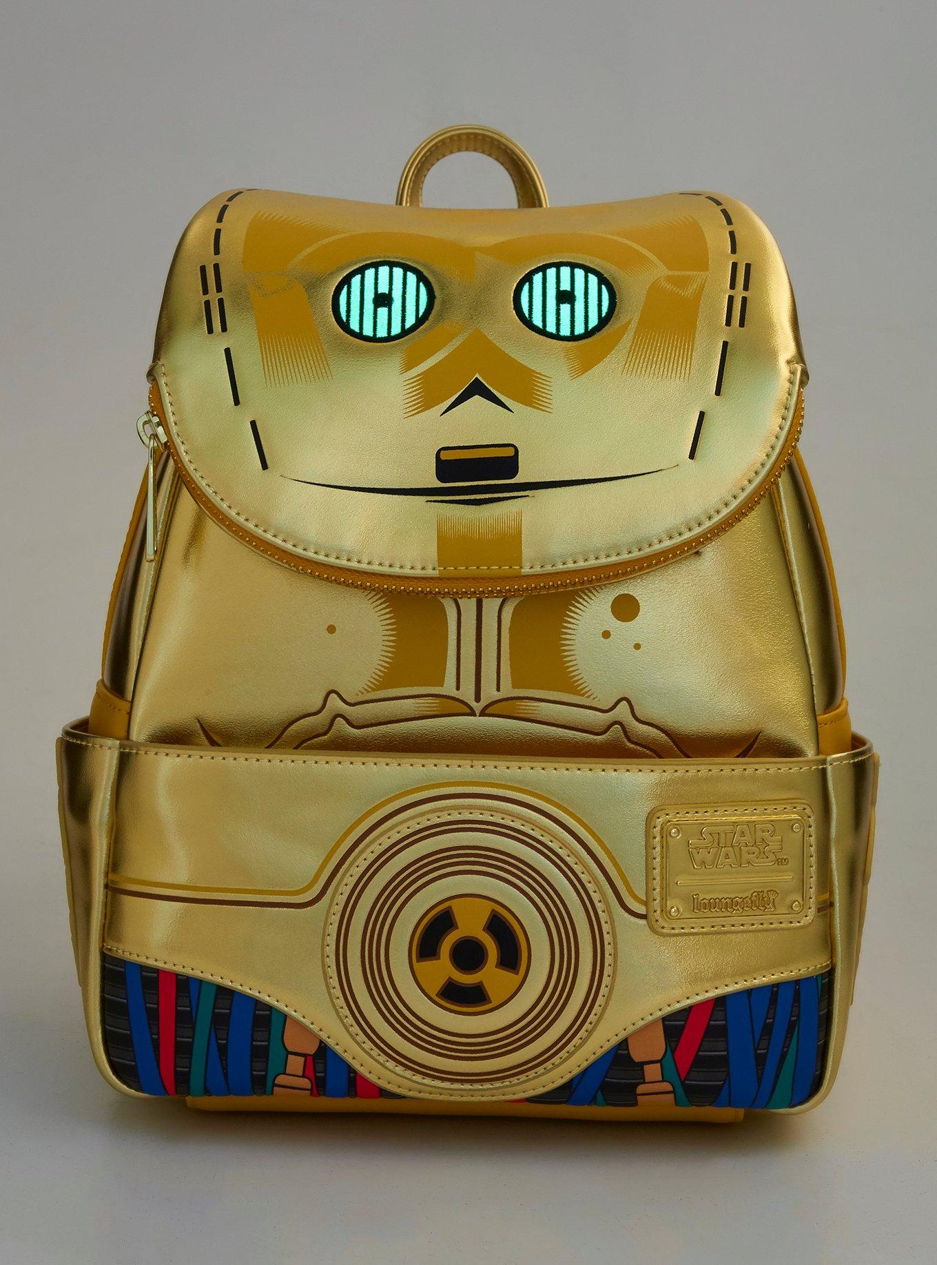 Loungefly Star Wars C-3PO Glow-in-the-Dark Mini Backpack - BoxLunch Exclusive