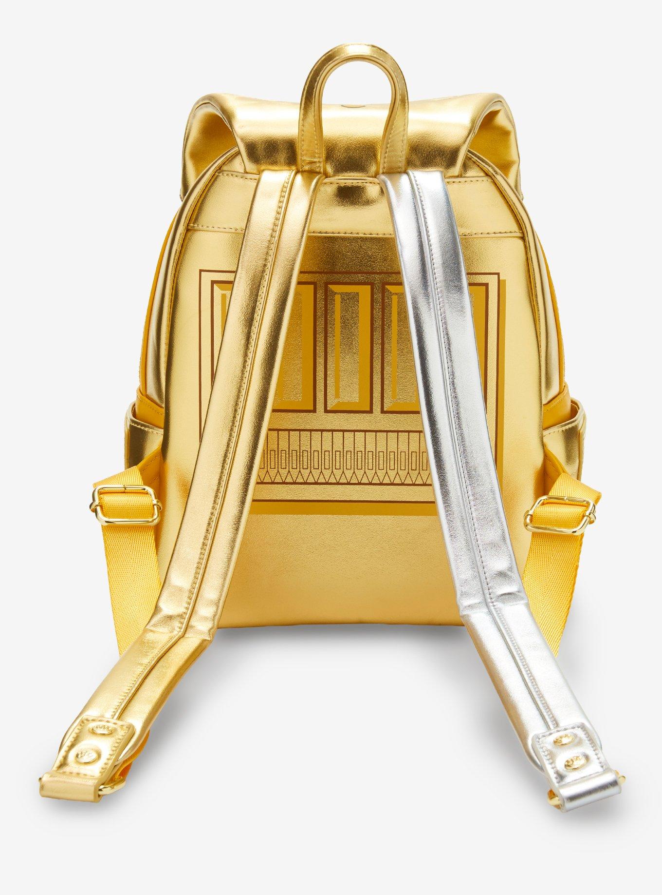 Loungefly Star Wars C-3PO Glow-in-the-Dark Mini Backpack - BoxLunch Exclusive, , alternate - view 4