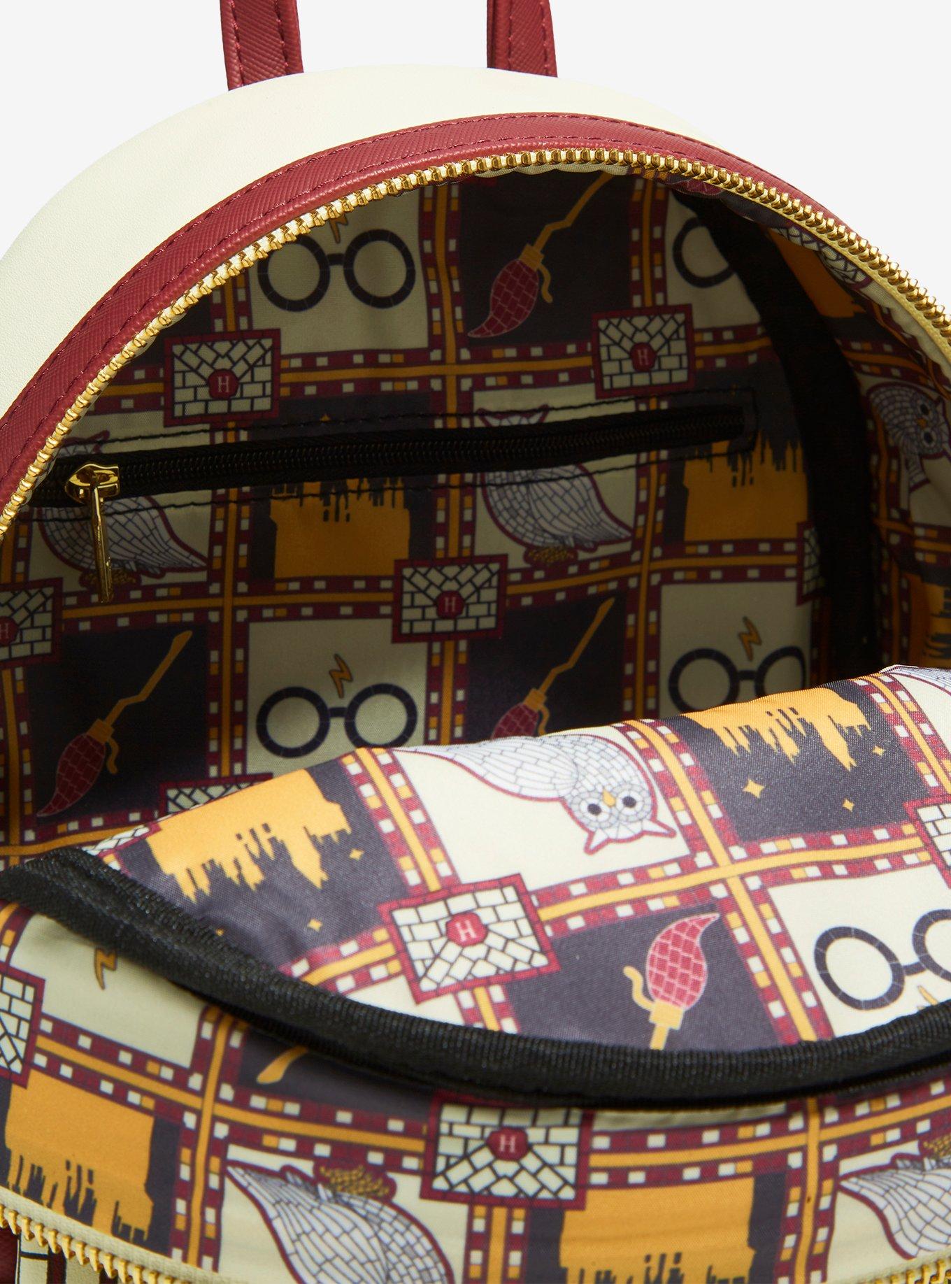 Loungefly Harry Potter Hedwig Mosaic Mini Backpack - BoxLunch Exclusive, , alternate - view 4