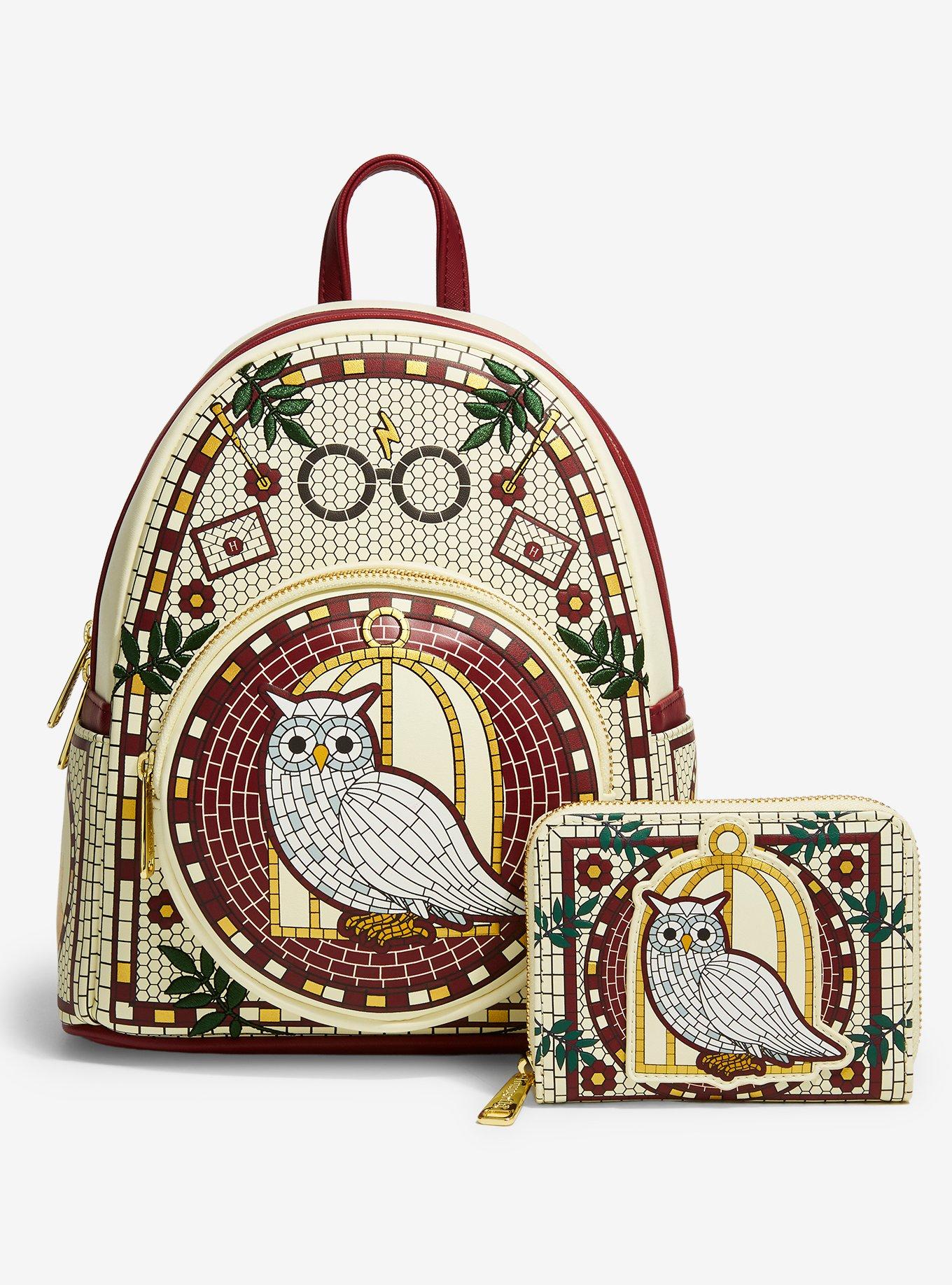 Loungefly Harry Potter Hedwig Mosaic Mini Backpack - BoxLunch Exclusive, , alternate - view 5