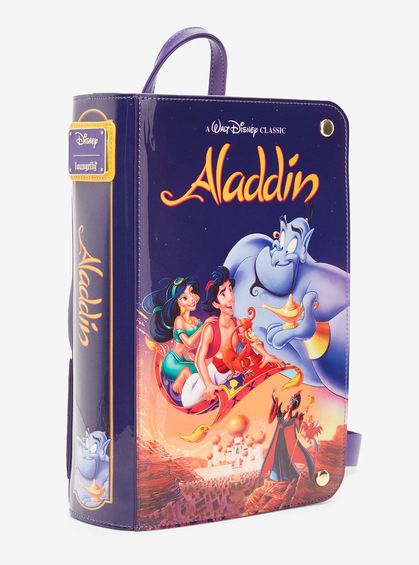 Loungefly Disney Aladdin VHS Cover Figural Mini Backpack - BoxLunch Exclusive, , alternate - view 4