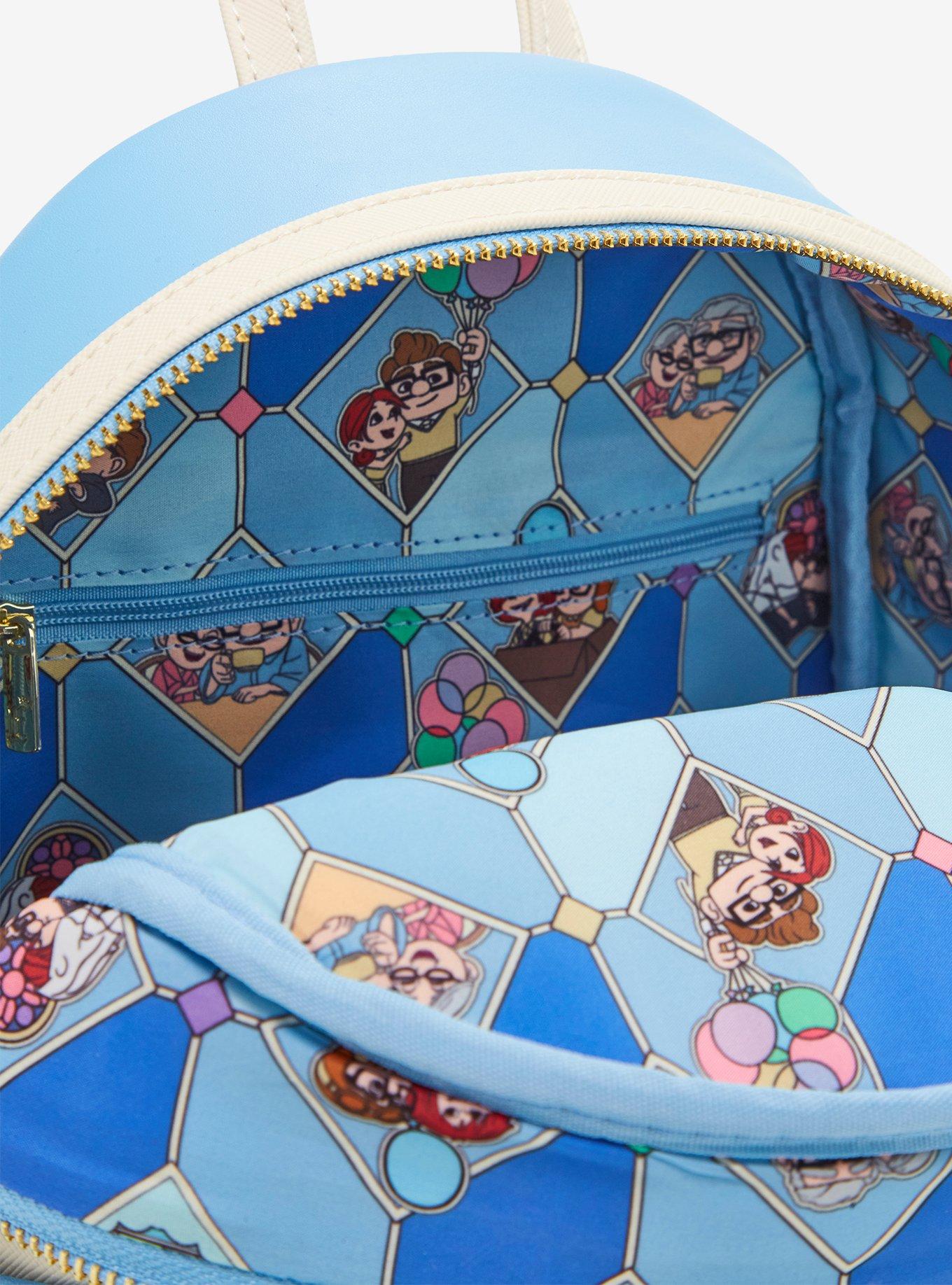 Loungefly Disney Pixar Up Carl & Ellie Stained Glass Mini Backpack &mdash; BoxLunch Exclusive, , alternate - view 4