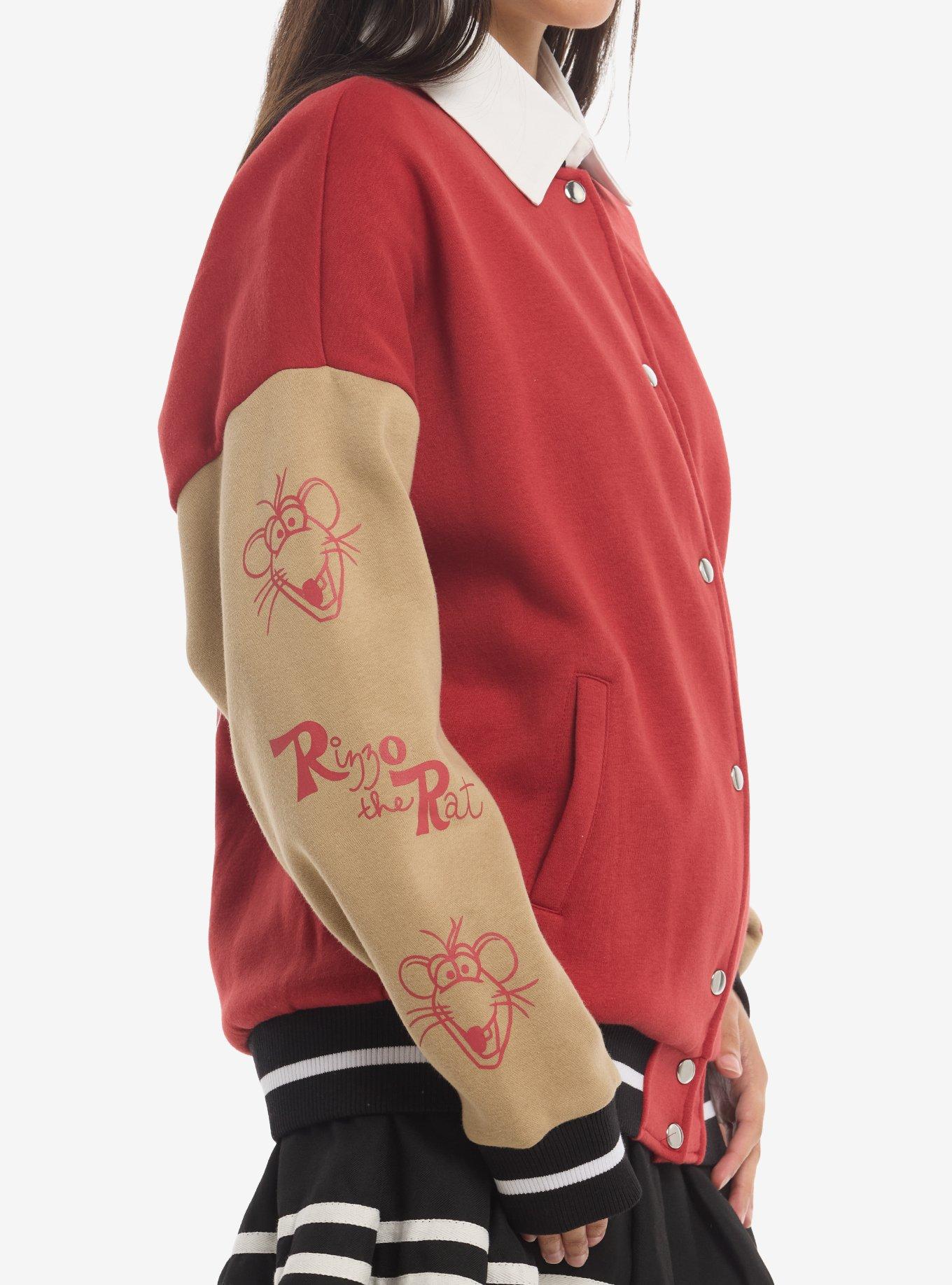 Disney The Muppets Rizzo Girls Oversized Varsity Jacket, MULTI, alternate - view 4
