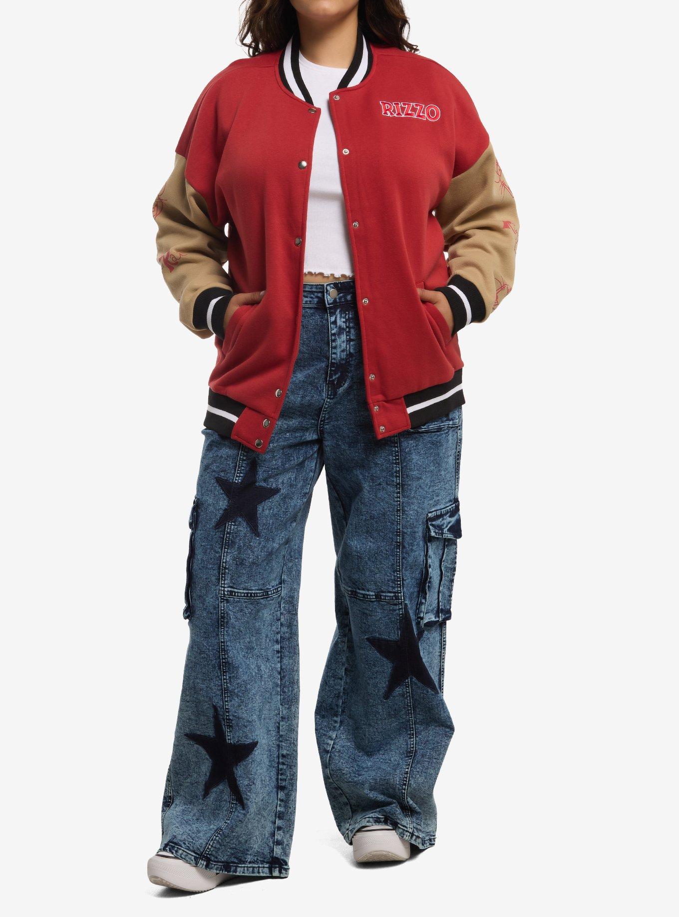 Disney The Muppets Rizzo Girls Oversized Varsity Jacket Plus Size, MULTI, alternate - view 3