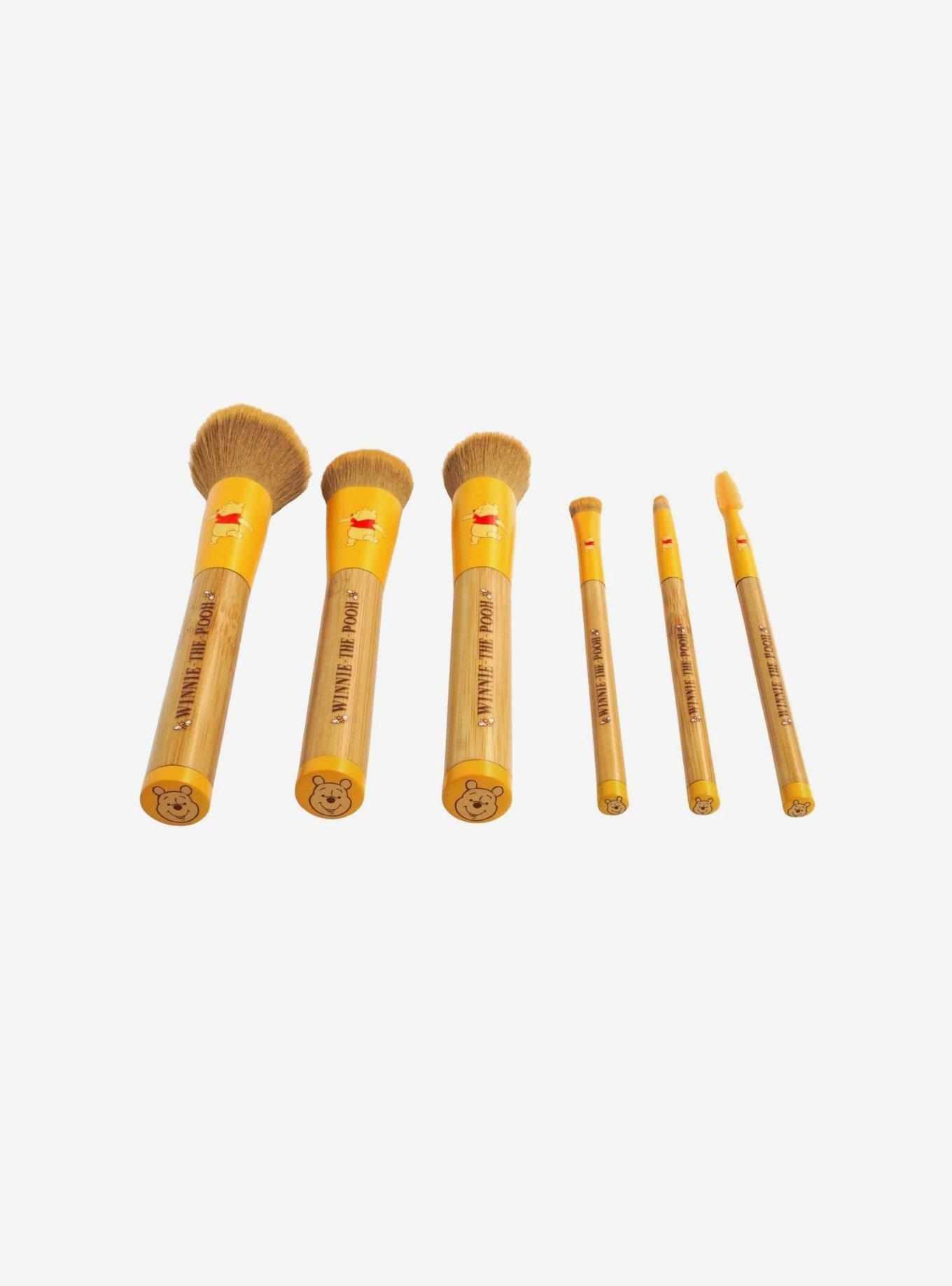 Disney Winnie the Pooh "HUNNY" 6-PC Makeup Brush Set with Holder, , hi-res