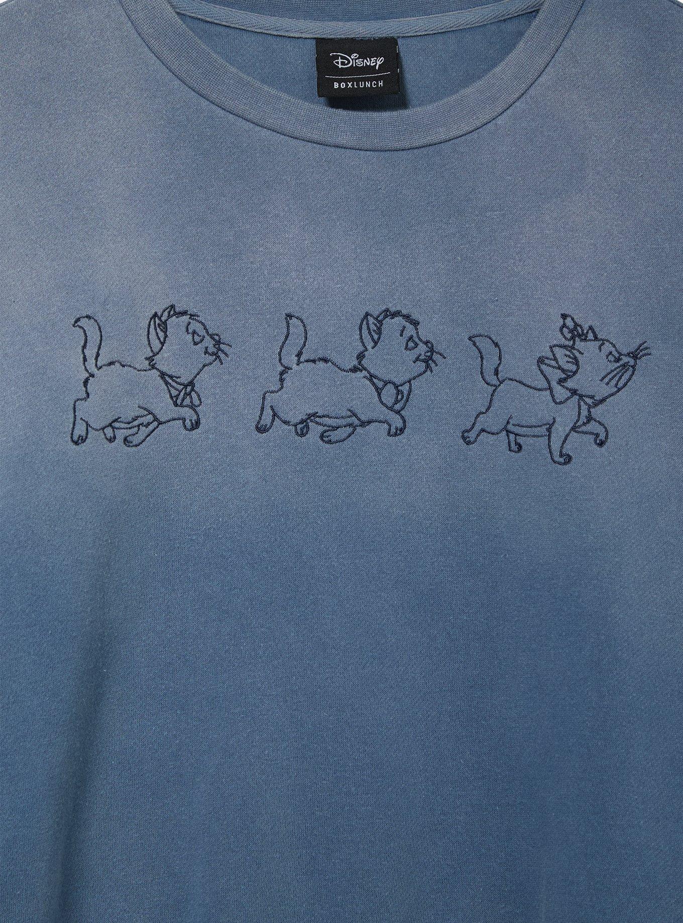 Disney The Aristocats Kittens Ombre Women's Cropped Crewneck - BoxLunch Exclusive, , alternate - view 3