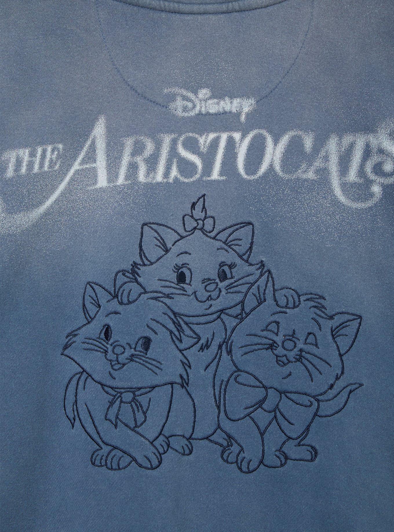Disney The Aristocats Kittens Ombre Women's Cropped Crewneck - BoxLunch Exclusive