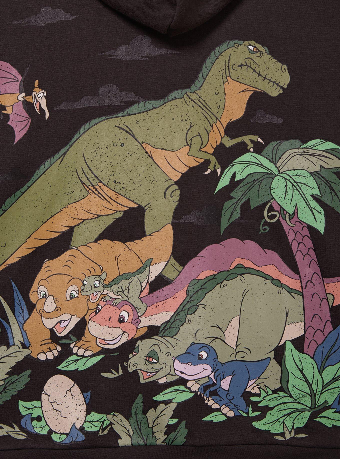 The Land Before Time Scenic Zippered Hoodie - BoxLunch Exclusive, BLACK, alternate - view 4