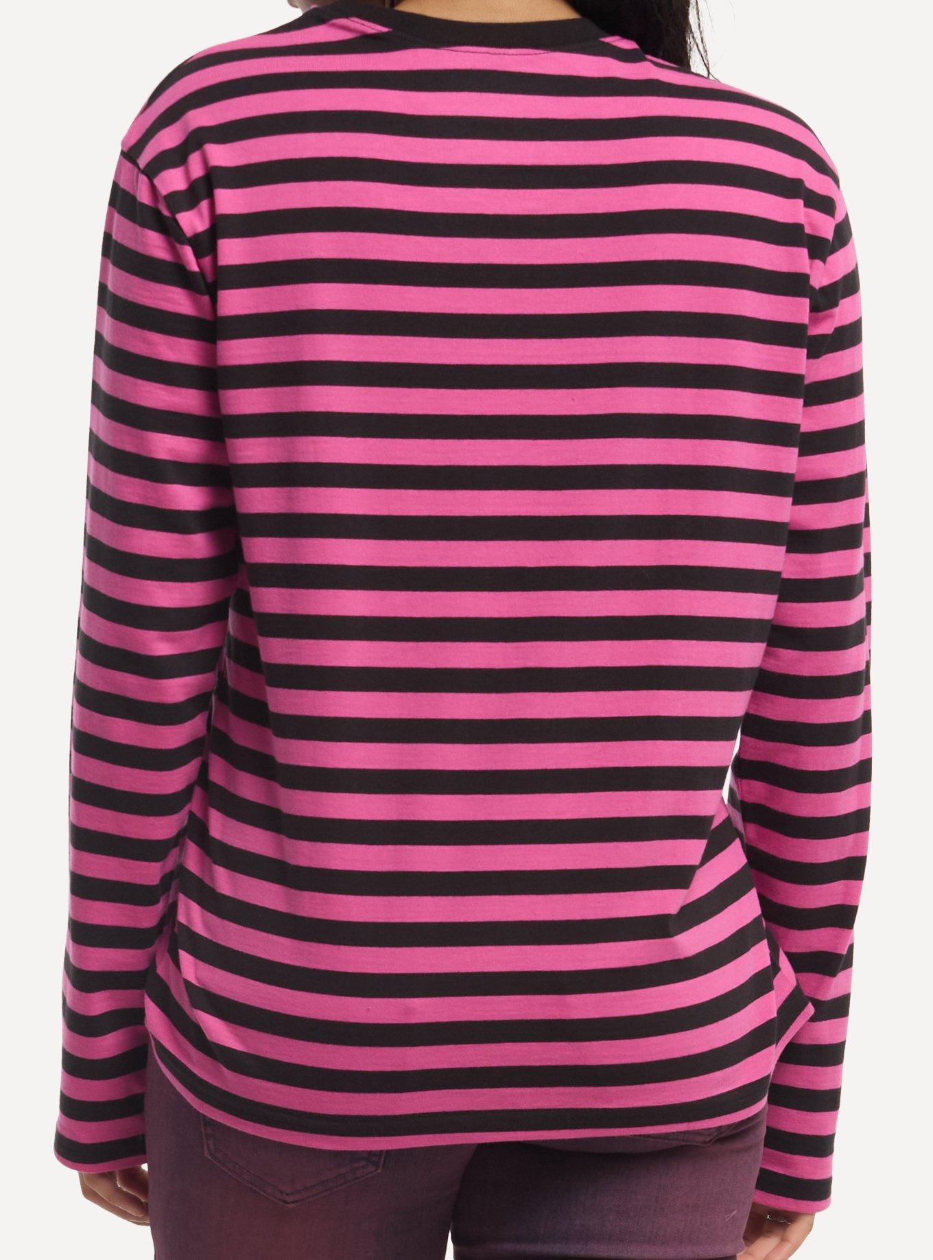 Monster High Skullette Stripe Long-Sleeve T-Shirt, MULTI, alternate - view 3